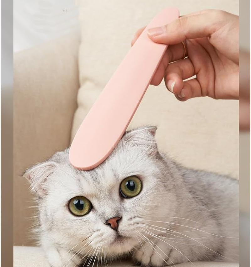 LAKYMIE 2Pcs Cat Brush Silicone Cat Grooming Brush Cat Tongue Simulated Cat Massage Brush Cat for Short and Long Haired Cats