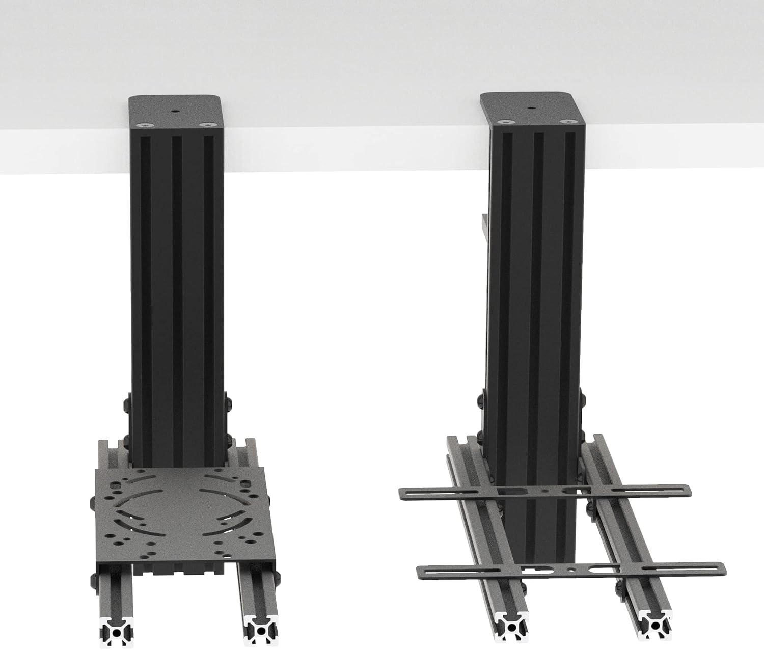 Hikig 2 Set the Desk Mount for the Flight Sim Game Joystick, Throttle and Hotas Systems. Fully Support Almost All of Flight Sim Game Hand-Control Devices Compatible with Thrustmaster HOTAS Warthog image number 4