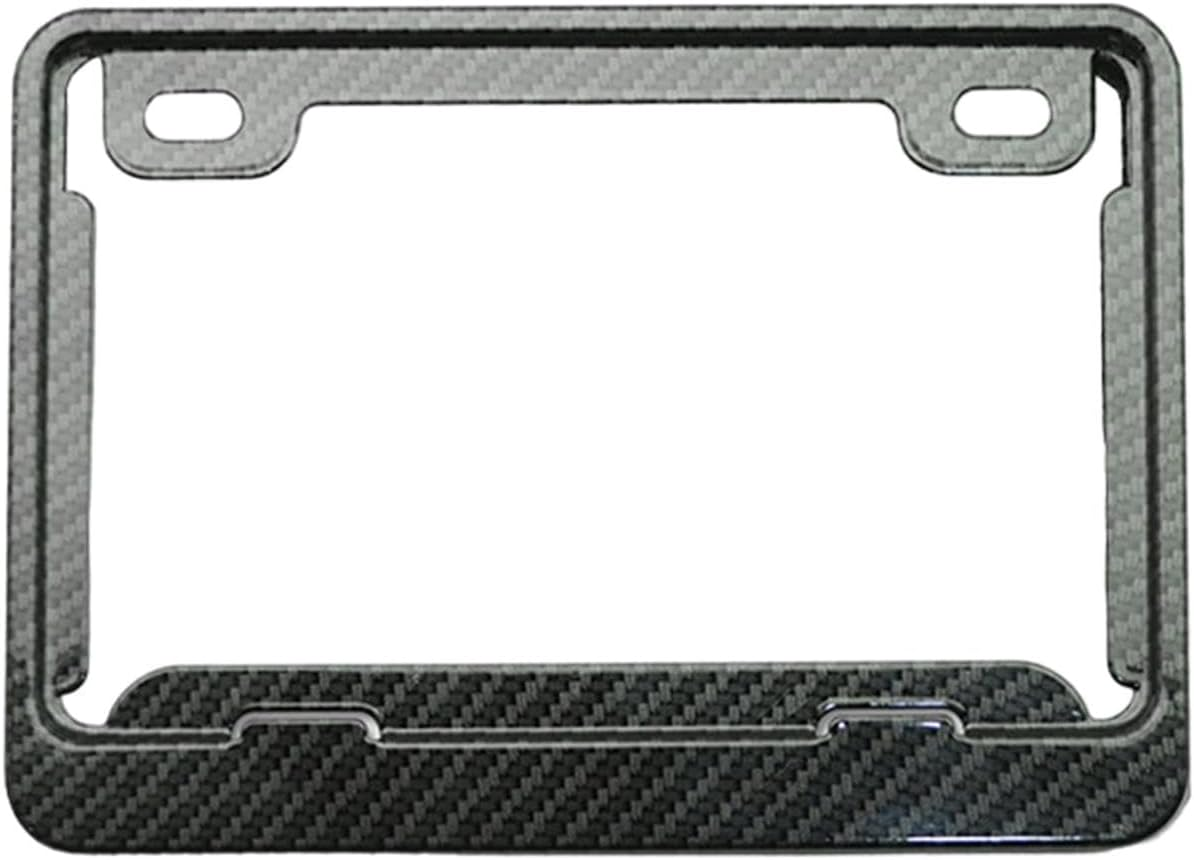 Generic Motorbike Number Plate Bracket Replace Sturdy Number Plate Mount Carbon Pattern