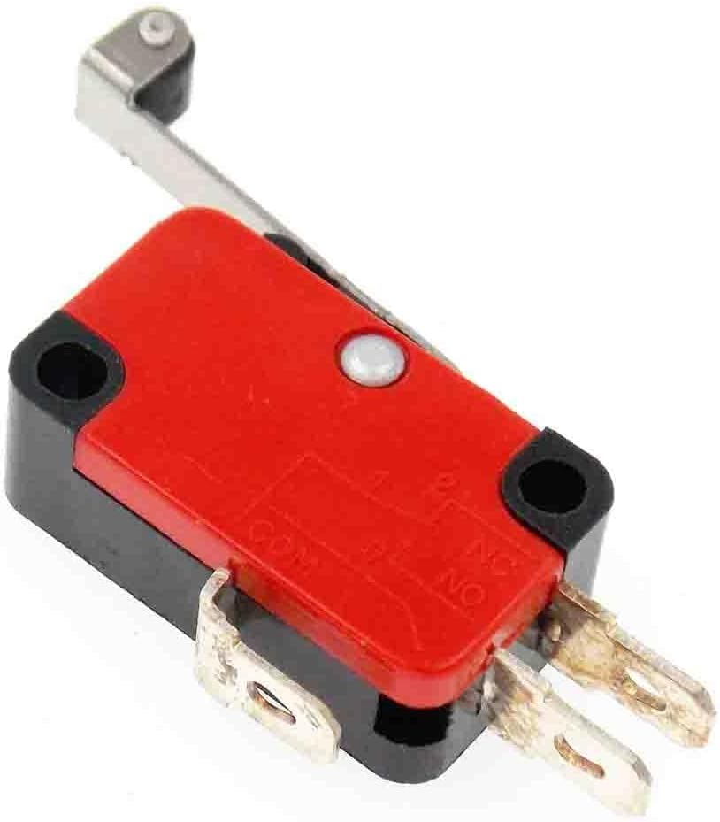 20Pcs V-156-1C25 Instant SPDT Snap Action for Micro Limit Switch with Long Hinged Roller image number 3