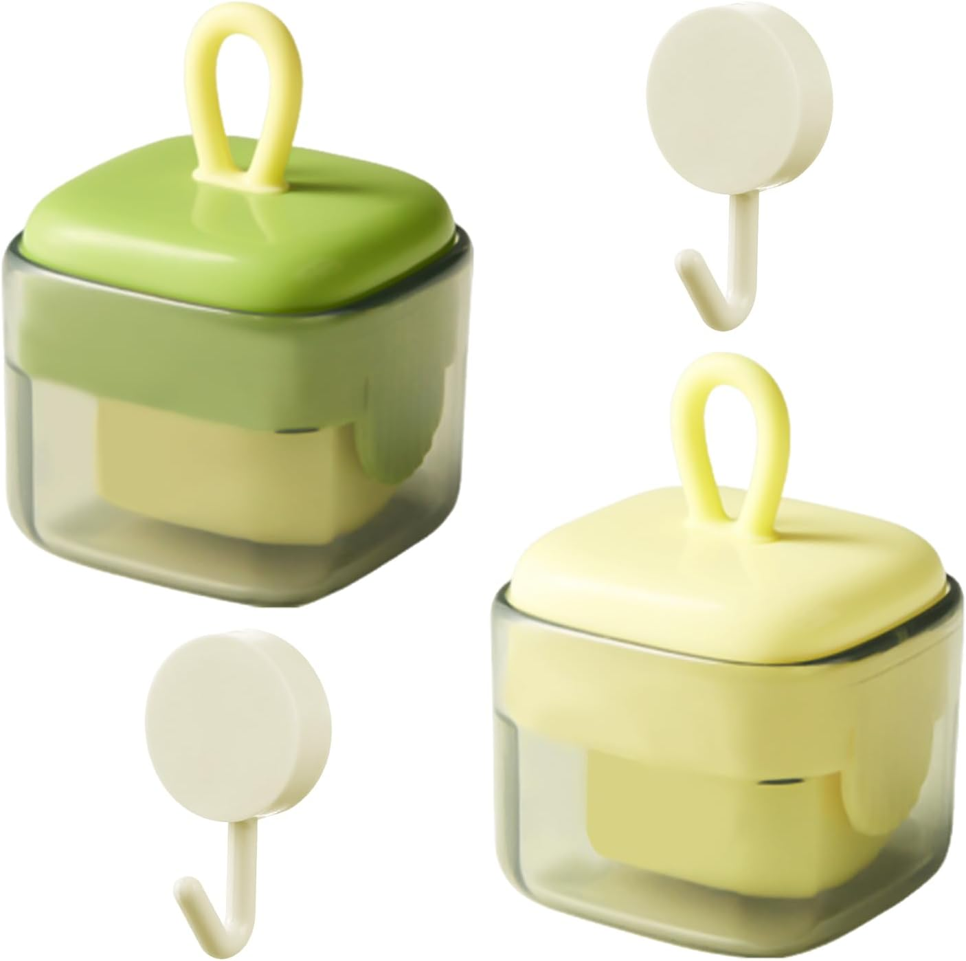 AIRTILY 2 Washable Hair Stickers, 2 Creative Cute Hooks, Clothes Cleaning Tools, Pet Hair Remover image number 2