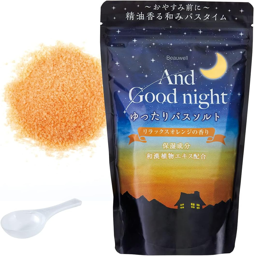 Beauwell and Good Night Loose Bath Salt, Healing Cedar Wood, 19.2 Oz (560 G), Large Capacity, Approx. 14 Loads and Good Night Bath Salts image number 6