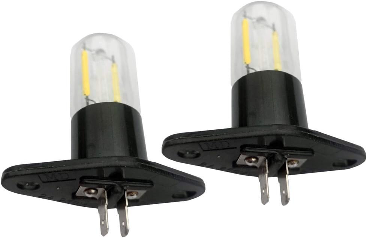 LED Z187 Microwave Oven Bulb Straight T170 Light Bulb 240 V 1.5 W Equivalent 20 W Lamp for Lg Sharp Midea Fridge Electric Cooker Hood Light, 2 Pack T170 Straight image number 4