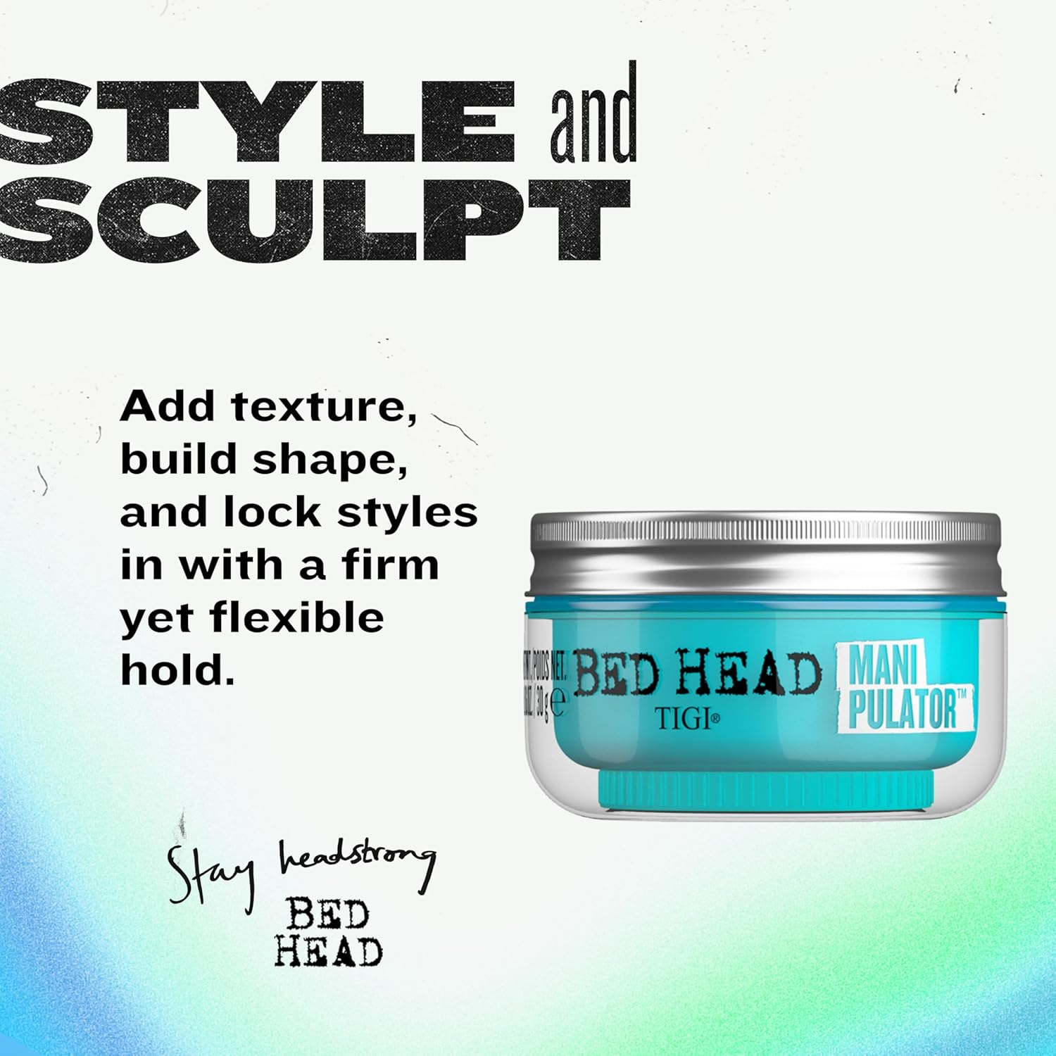 TIGI Bed Head by Manipulator Firm Grip Texture Paste Travel Size 30G image number 4