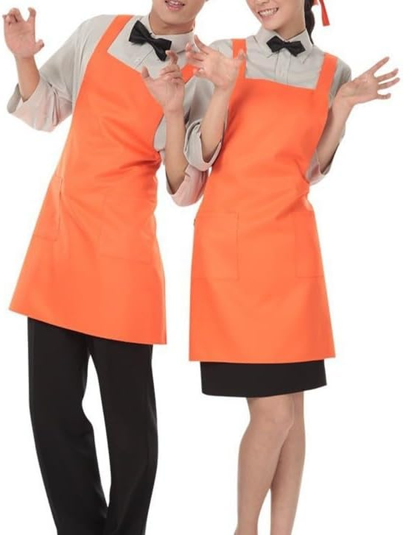 1 PCS H Style Apron with Pocket for Women, Men Large Size Comfortable, Kitchen, Home, Cooking image number 3