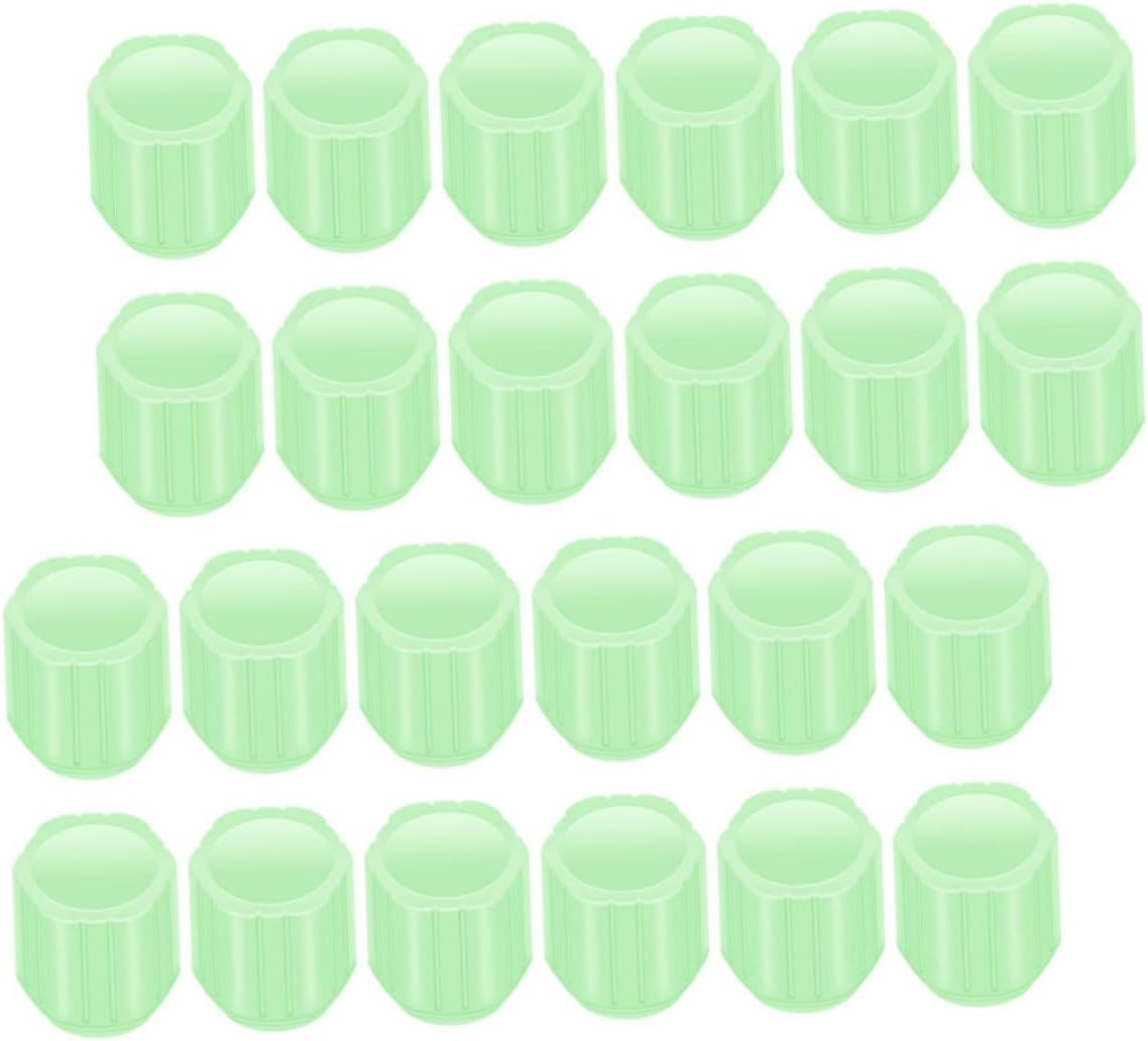 24Pcs Glow-In-The-Dark Tyre Valve Caps Car Tire Valves Stem Caps Decorative for Car SUV image number 6