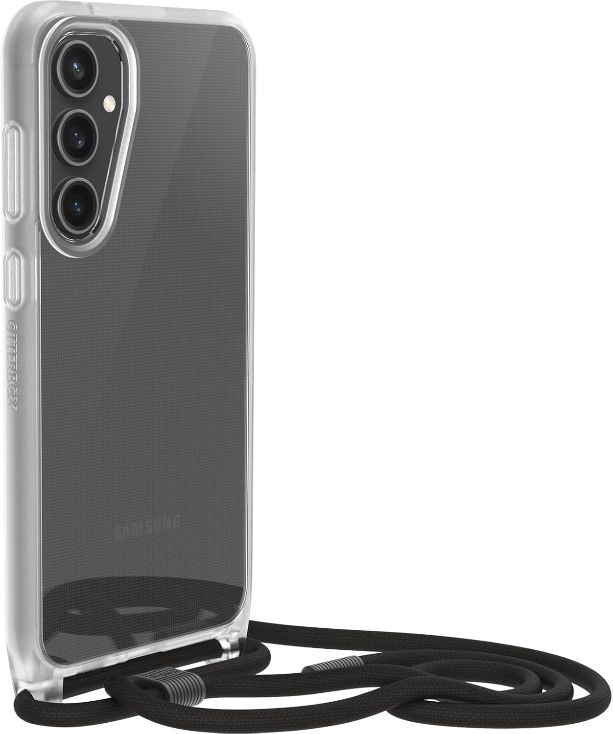 Otterbox React Necklace Case for Samsung Galaxy S23 FE, Ultra-Slim, Protective Case with Adjustable and Detachable Necklace Strap, Tested to Military Standard, Clear - Clear image number 4