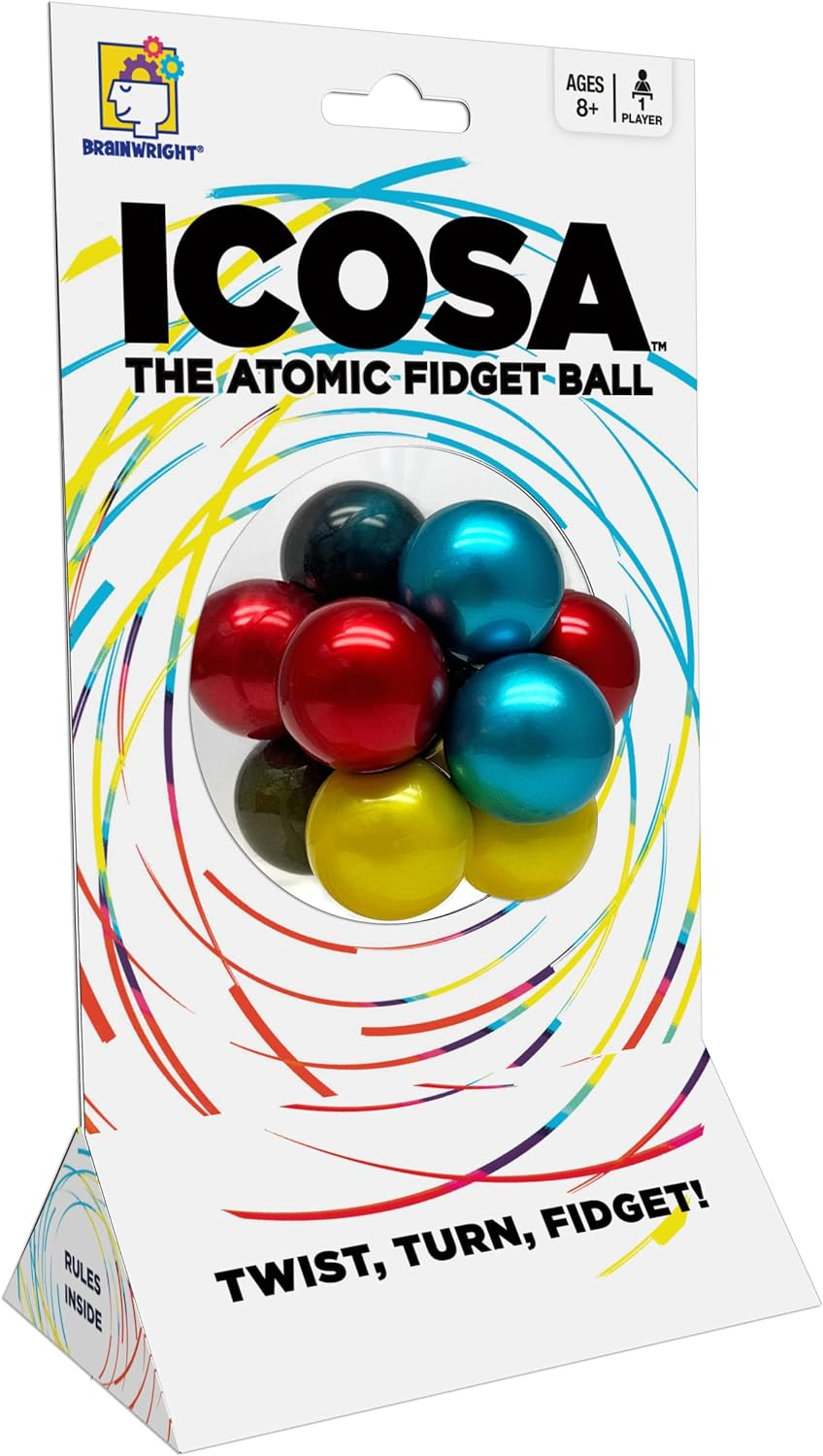 Brainwright ICOSA the Atomic Fidget Ball Pattern Game image number 1