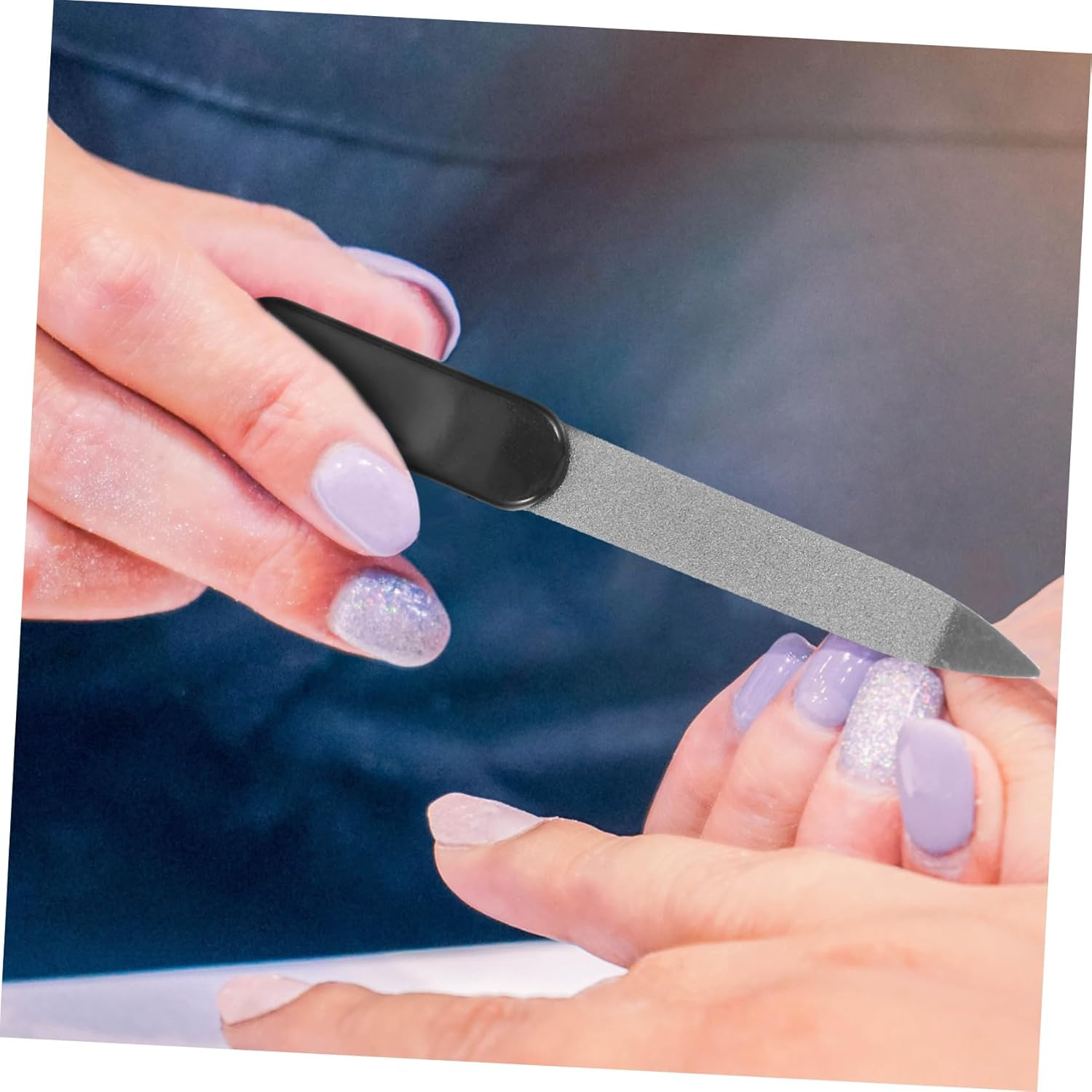 PENIKOKO Stylish Metalic Nail File for Stainless Steel Cuticle Cutter Easy to Use image number 6