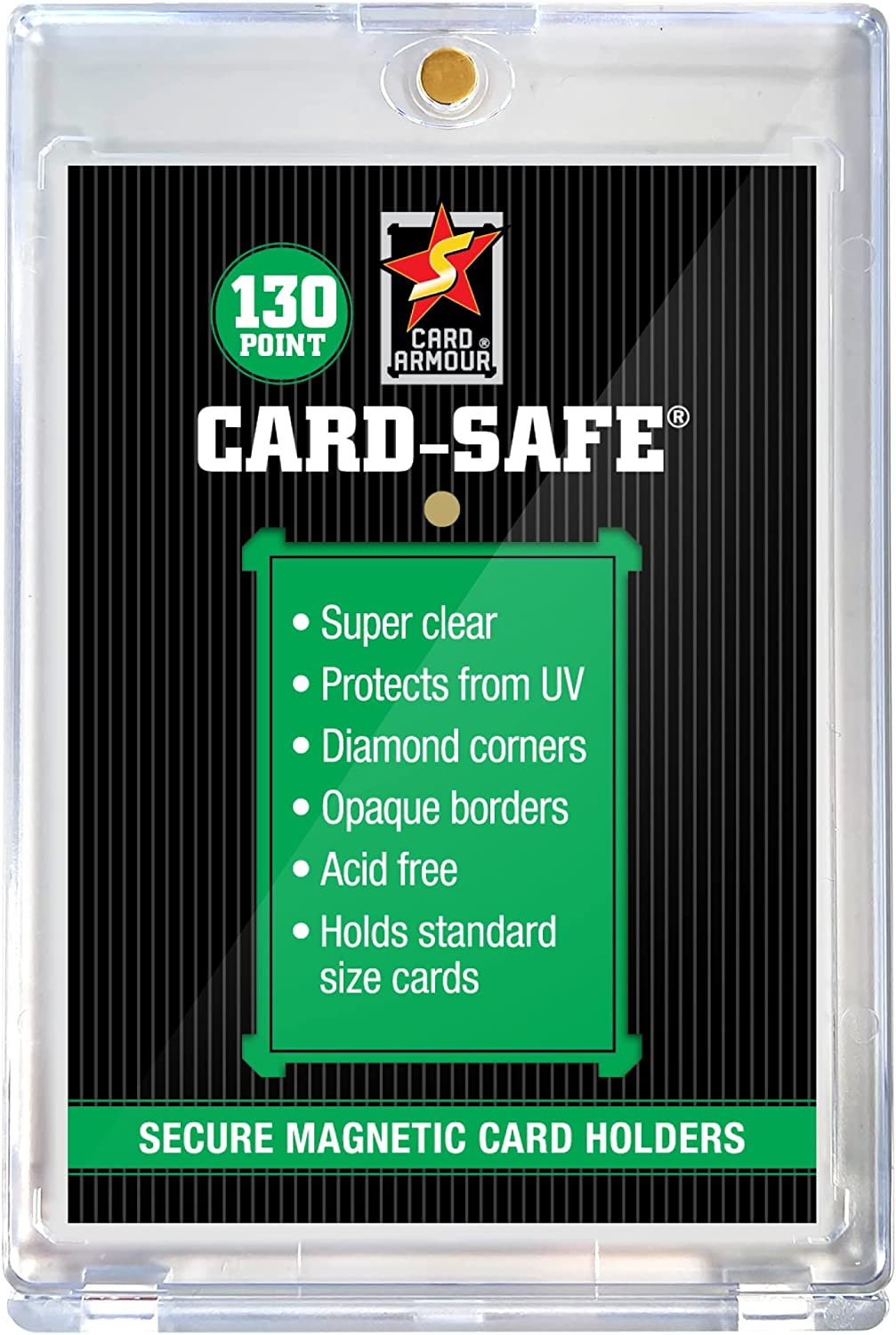 5 Pack of 130Pt Card Armour Card Safe One Touch Collector Card Magnetic Storage Display image number 1