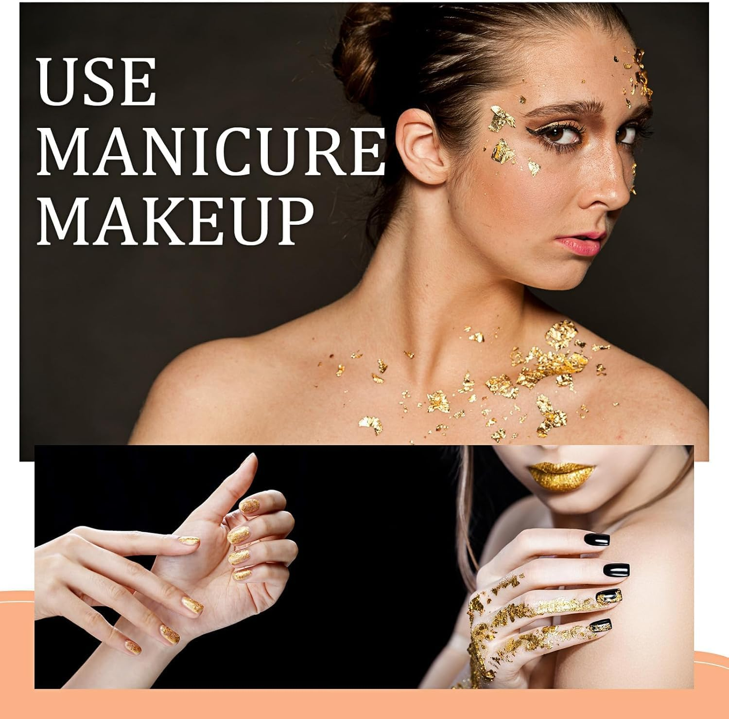 150Pcs Gold Foil Sheet with Tweezer and Brush,Imitation Gold Foil Sheet with Tweezer and Brush,Rose Gold Silver Gold Foil Sheet with Gilding Brush Tweezer,Foil Paper Art Gold Foil Sheet with Tweezer