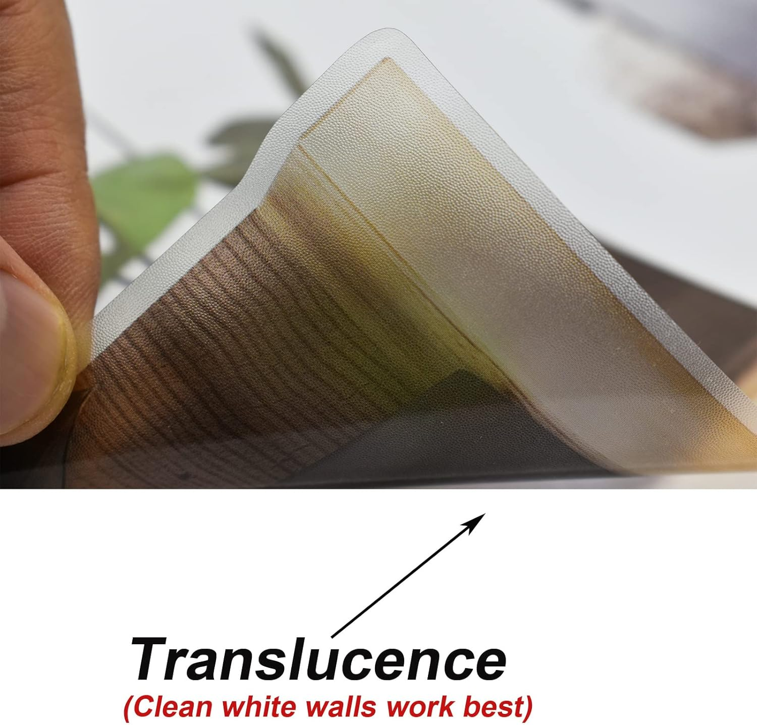 Maydahui Creative Green Pot Plants Leaves Wall Decals 3D Bonsai Tropical Plant Wall Sticker (34 X 31 Inch) Peel & Stick Removable Nature Art Mural Decor for Office Home Living Room Bedroom