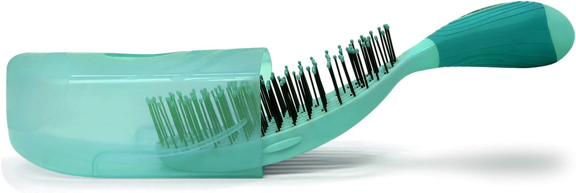 Nuway&reg; U.S. Patented Vented Travelc&reg; for All Hair Types Is Hair Dryer Safe (Teal) image number 5