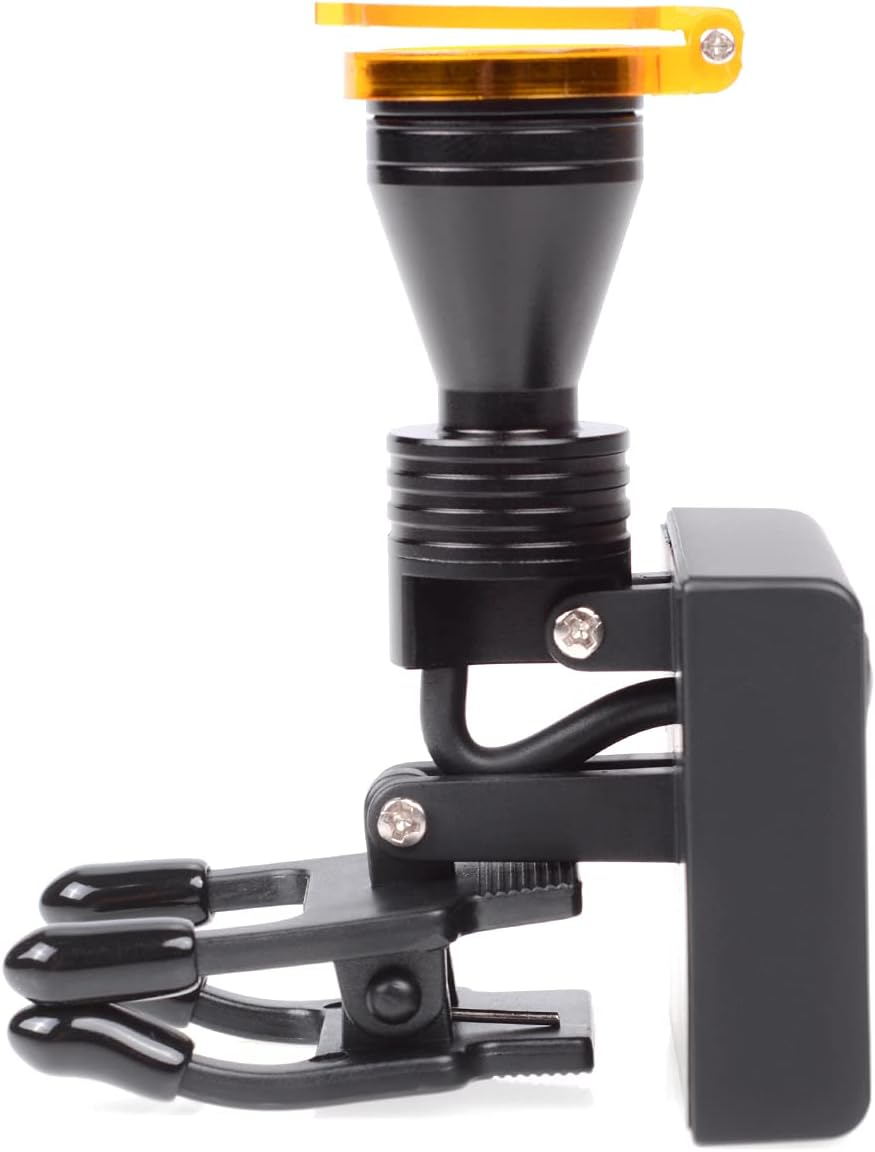 5W LED Headlight for Loupes Glasses,Portable Headlamp LED Adjustable Brightness Head Light Lamp image number 4