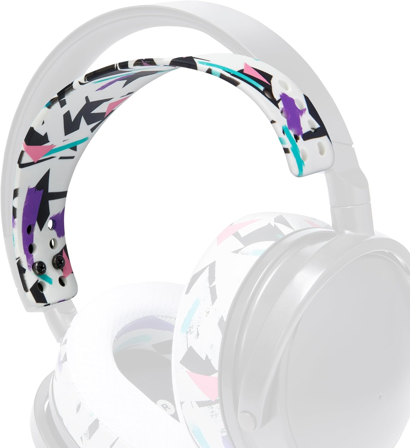 WC Headbandz Maxwell - Upgraded Silicone Headband for Audeze Maxwell 1 and 2 by Wicked Cushions - Enhanced Flexibility, Comfort, and Style with Matching Earpad Designs | Black