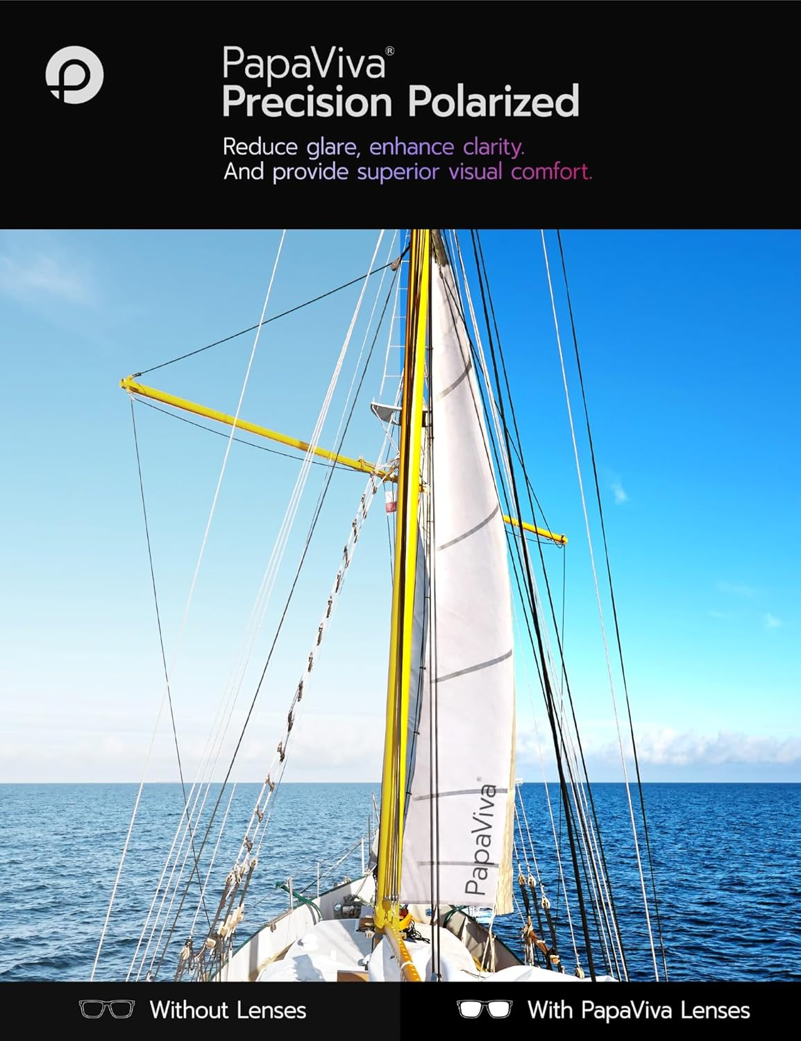 Papaviva Lenses for Oakley Latch OO9265 - Chrome Silver, Pro+ image number 7