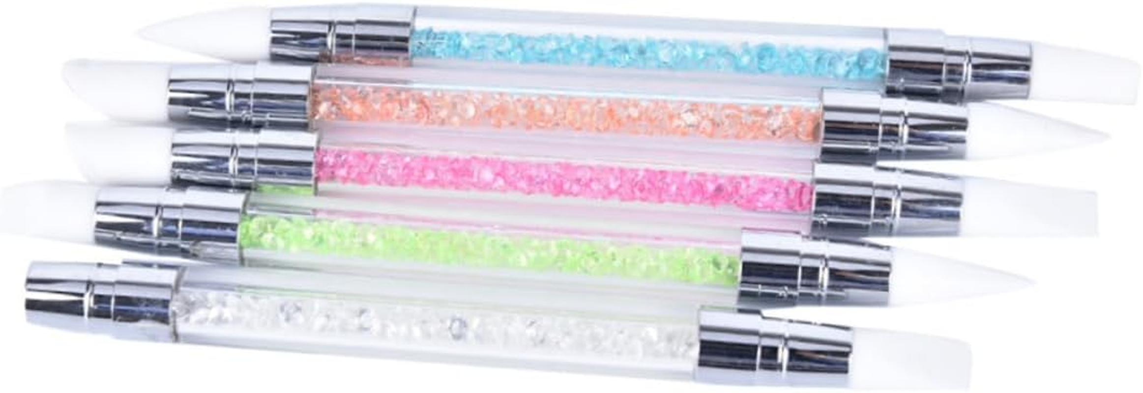 BATHVEVE Nail Tools Set for Nail Grinder and Manicure Carving Pen Acrylic Handle and Decorated Crystal Rhinestone