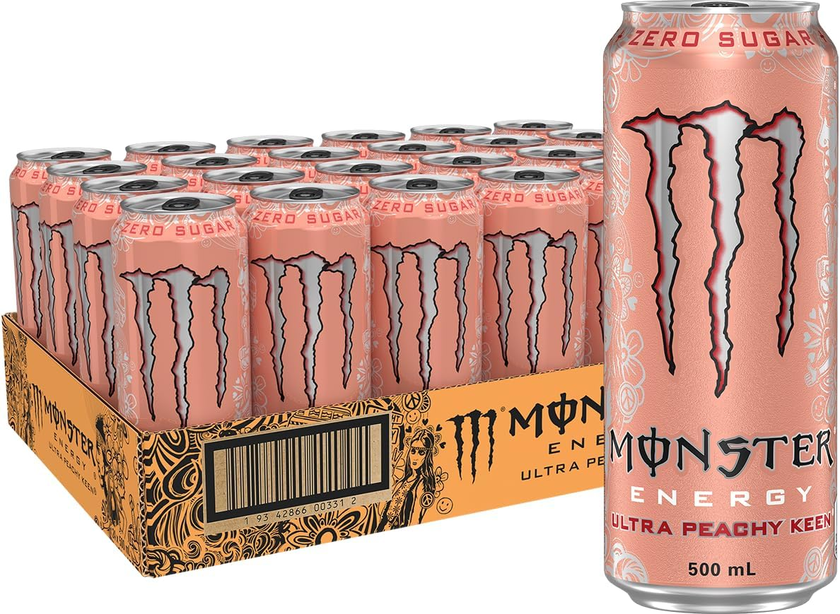 Monster Energy Drink Ultra Peachy Keen 24 X 500Ml image number 5