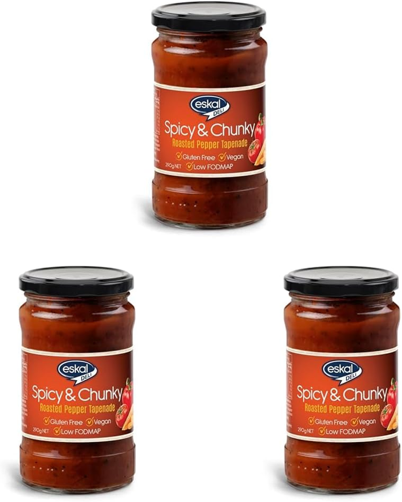 Eskal Spicy and Chunky Roasted Pepper Tapenade 290 G image number 1