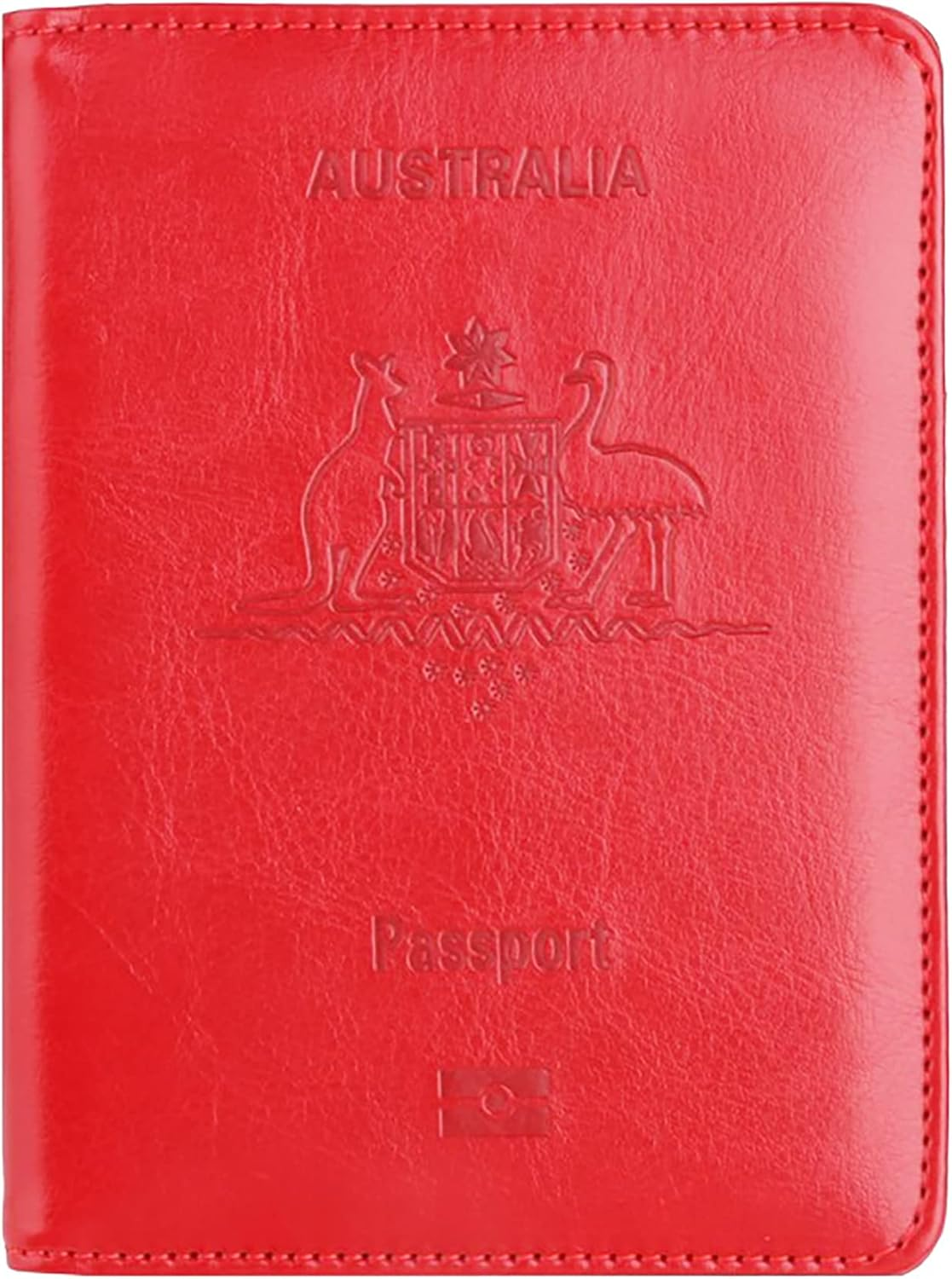 Passport Holder Travel Bag Cover Case, Tunghey PU Leather RFID Blocking Travelling Wallet Holder ID Credit Business Cards Cover Case for Boarding Passes (Blue)