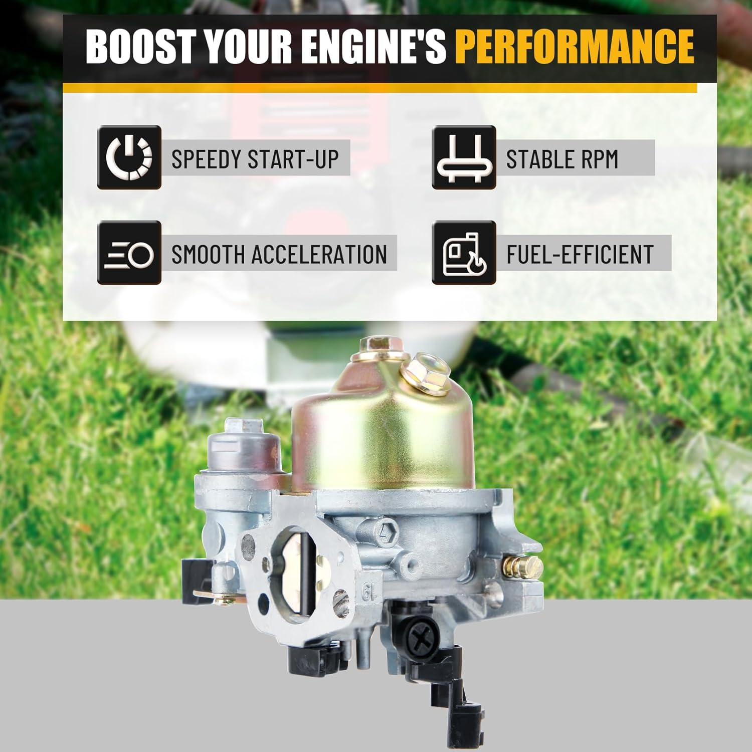 GX160 Carburetor Fits for Honda GX120 GX140 GX160 GX200 5.5HP 6.5HP Engine Replacement for 16100-ZH8-W61 16100-ZH7-W51 (01) image number 5