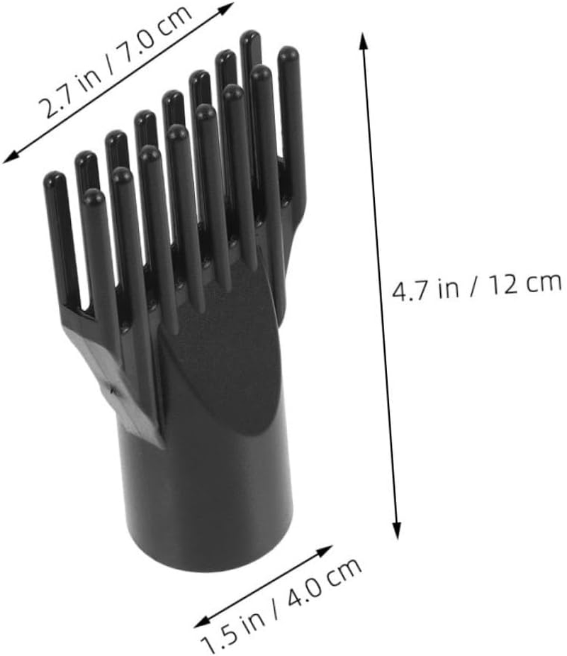 CIYODO 3Pcs Pet Water Blower Nozzles for Hair Dryer Dog Grooming Blower Wide Tooth Comb Nozzle Attachment for Quick Drying image number 1