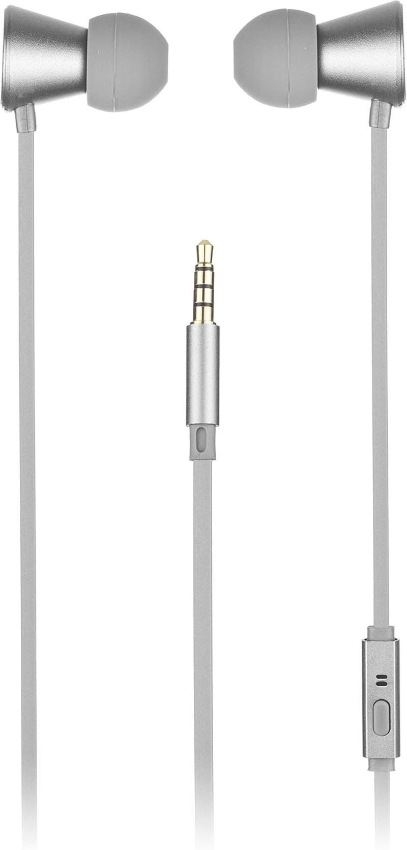 Kitsound Metallics In-Ear Headphone for Smartphones and Tablets - Silver image number 1