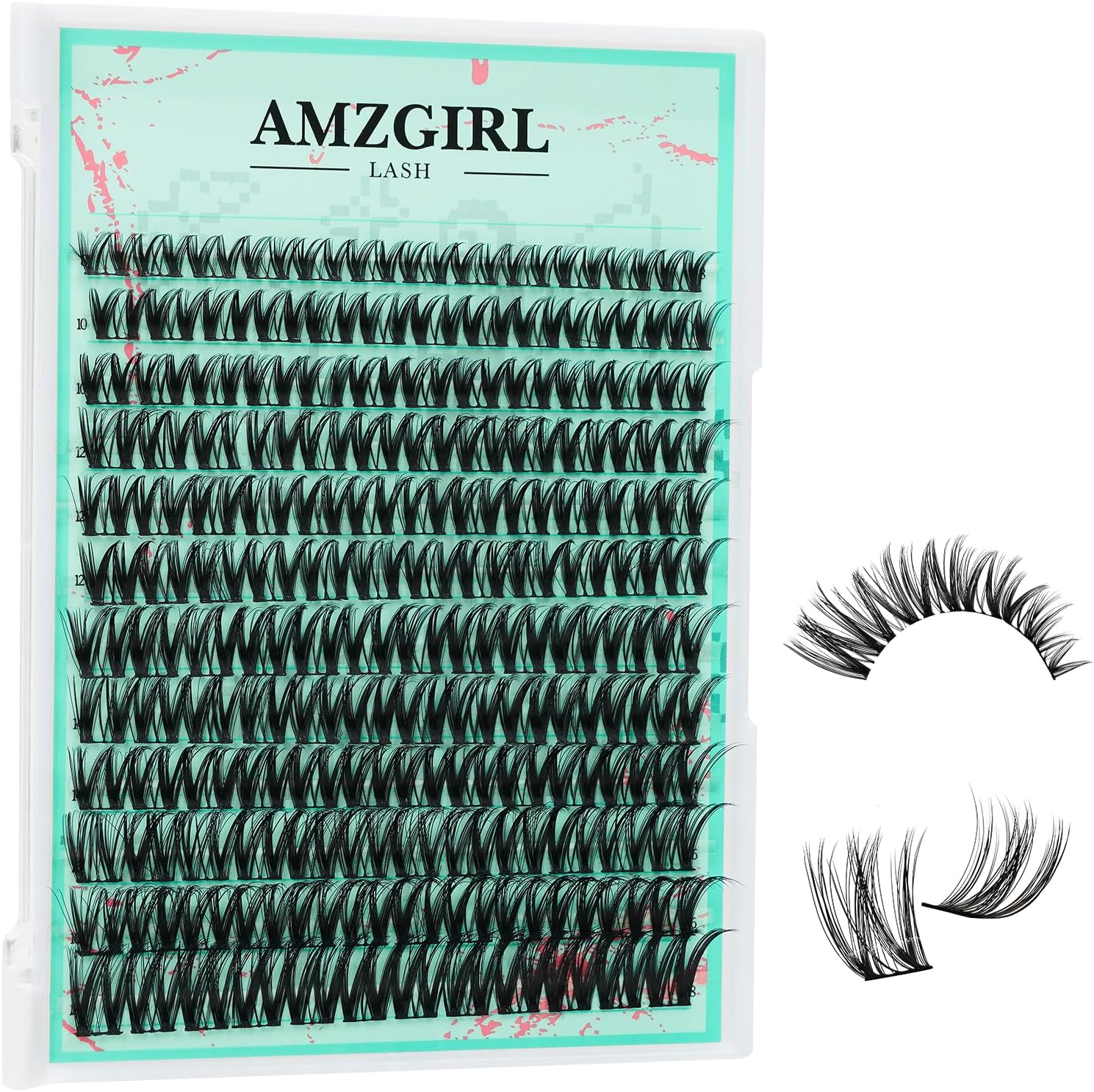 Lash Clusters 160PCS Fairy Eyelash Clusters with Manga Eyelashes Wide Stem Eyelash Extensions Natural Individual Lashes Cluster for Beginner Use at Home(Lily,C-Mix10-18Mm) image number 1