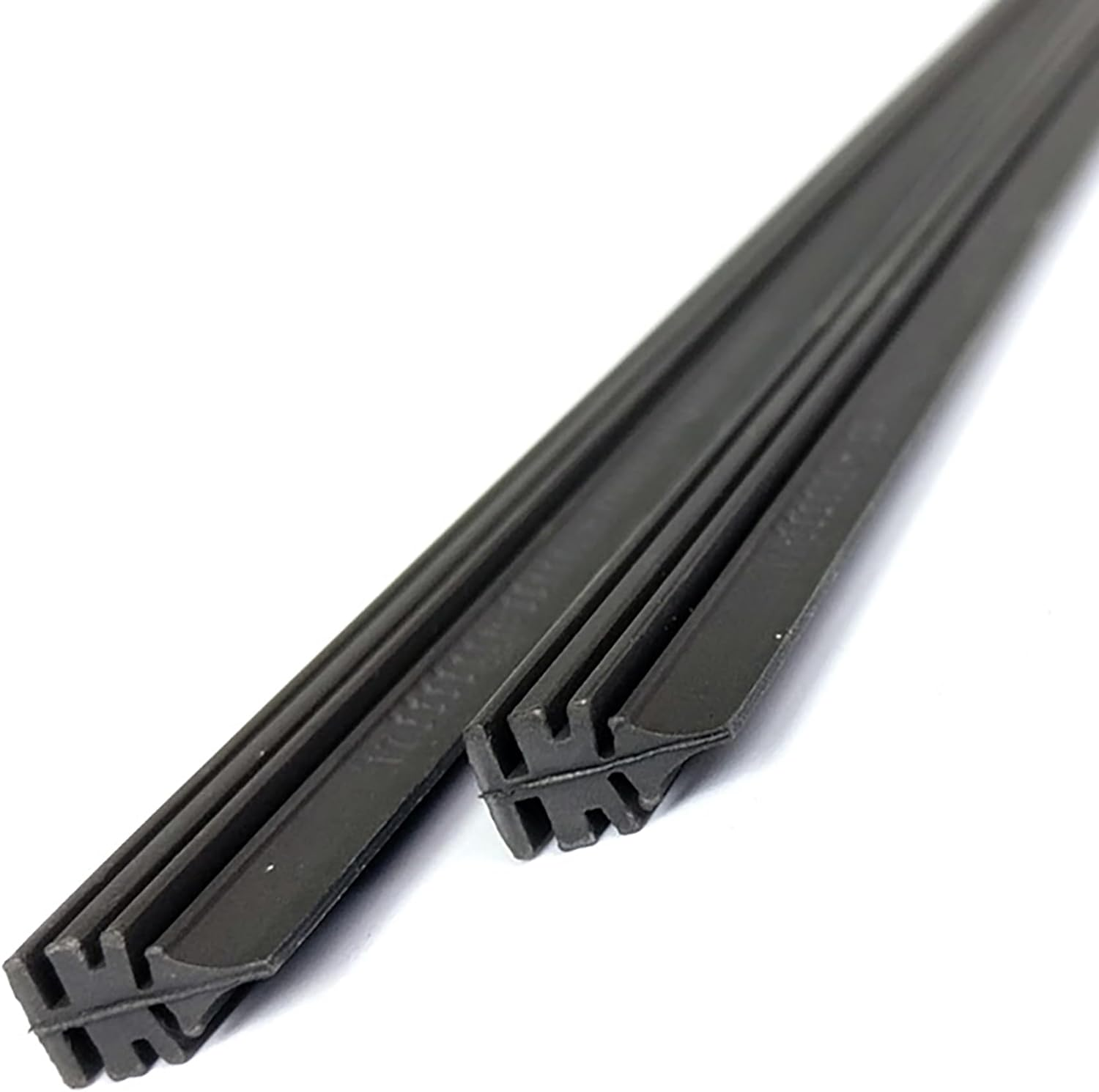 Tunghey 4Pack 28 Inch Natural Rubber Adjustable Size of Universal Replacement Frameless Windshield Wiper Blade Refills image number 5