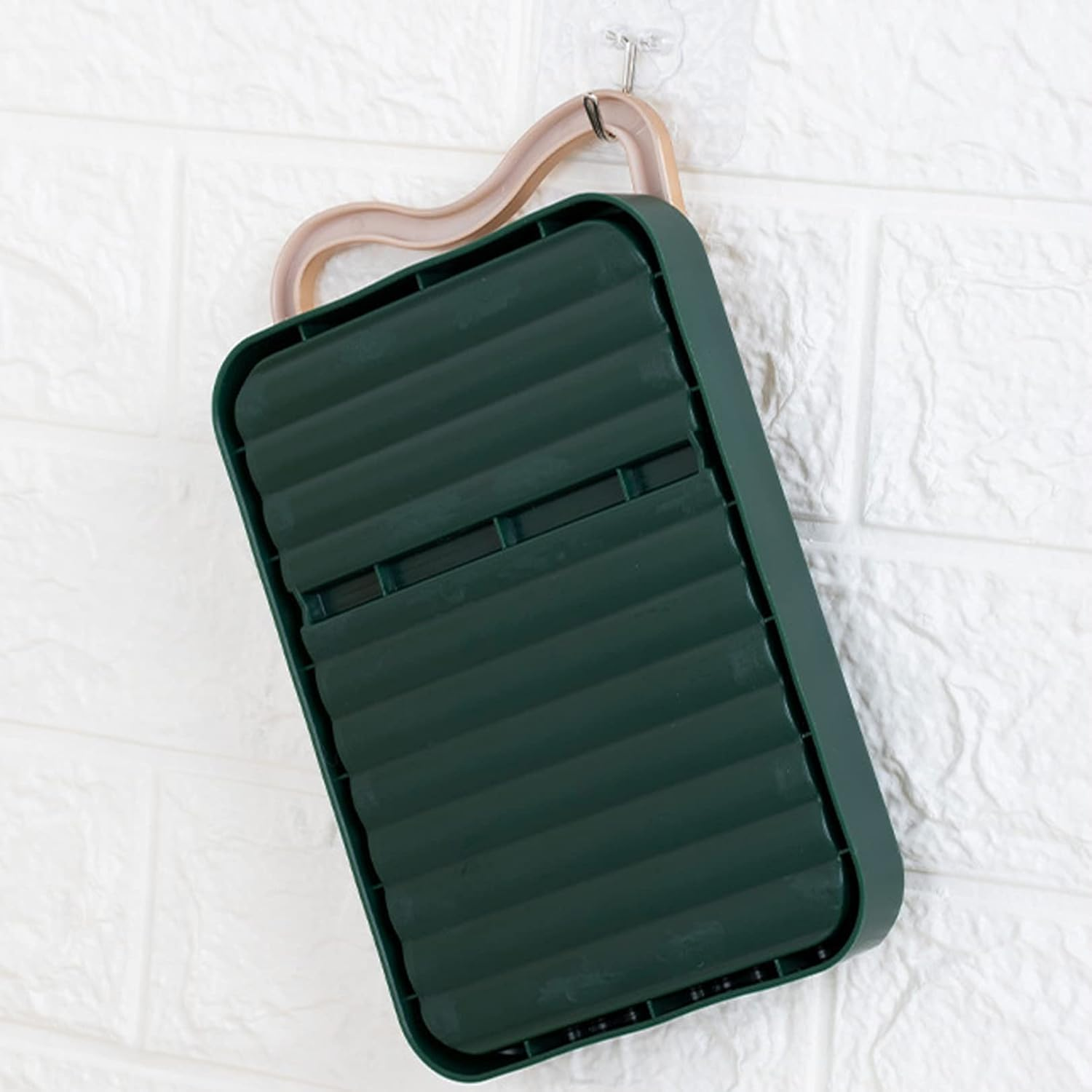 Spoon Rest with Pot Lid Holder for Kitchen Counter, Spatula Spoon Fork Holder for Cooking, Ladle Pot Lid Utensil Rest Kitchen Gadgets Accessories for Cooking (Grey) - Green image number 2