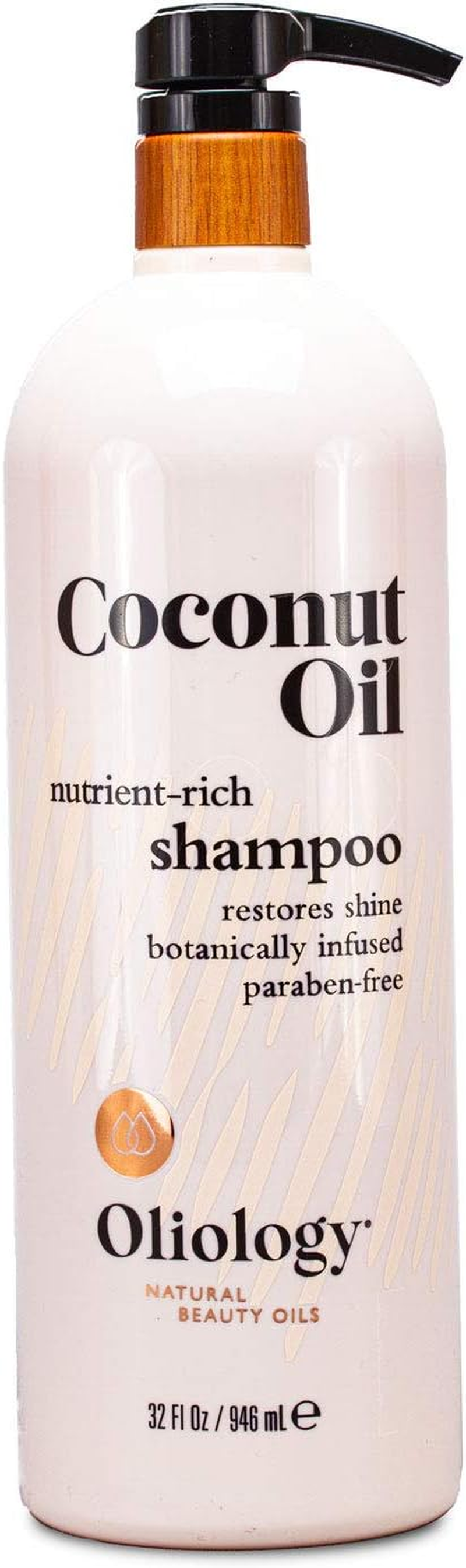 Oliology Coconut Oil Shampoo &ndash; Nutrient Rich Shampoo Restores Damaged & Lifeless Hair | Botanically Infused | Provides Intense Shine | Nourishing | Made in USA, Paraben Free & Cruelty Free (32 Oz) image number 6