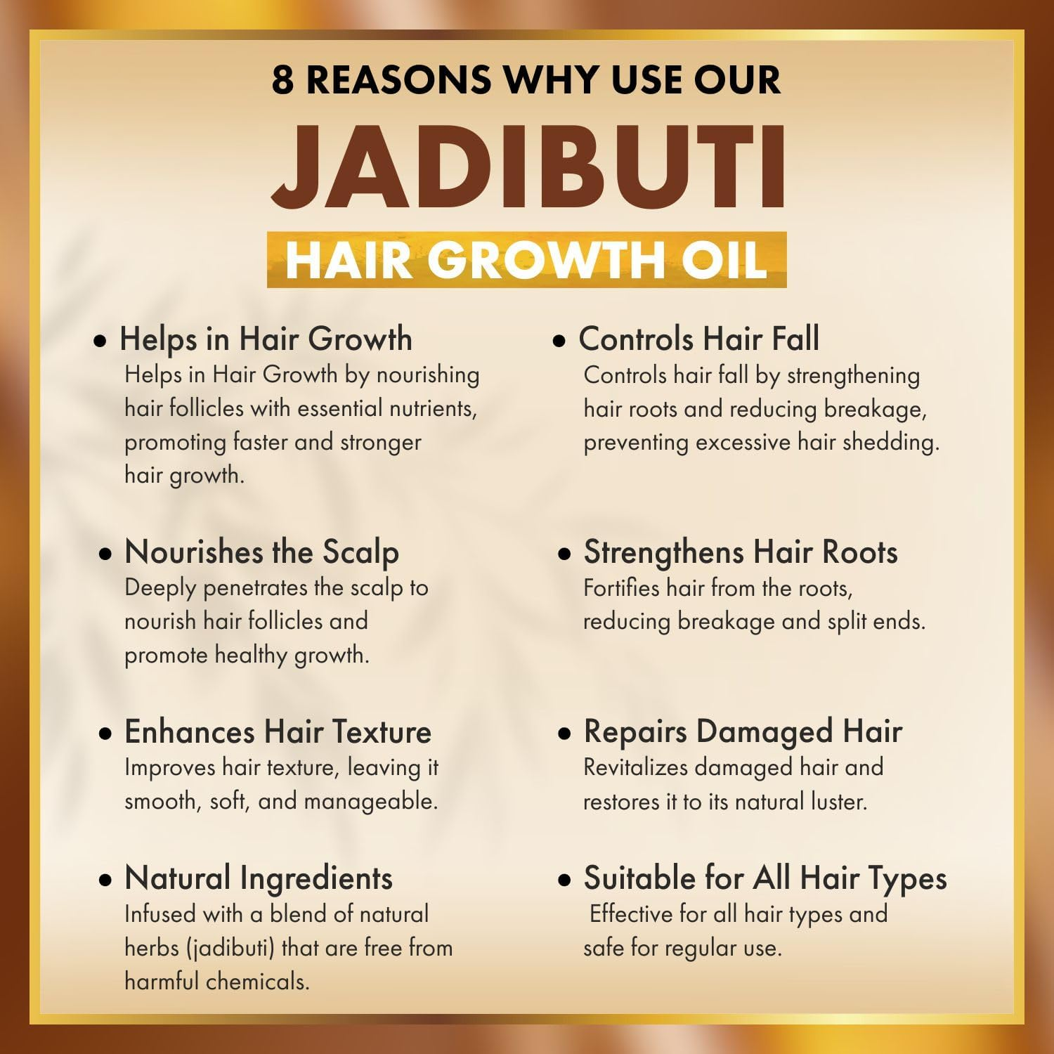 Urbangabru Ayurvedic Jadibuti Hair Oil for Hair Fall Control and Hair Growth with Natural Herb - 200 Ml image number 6