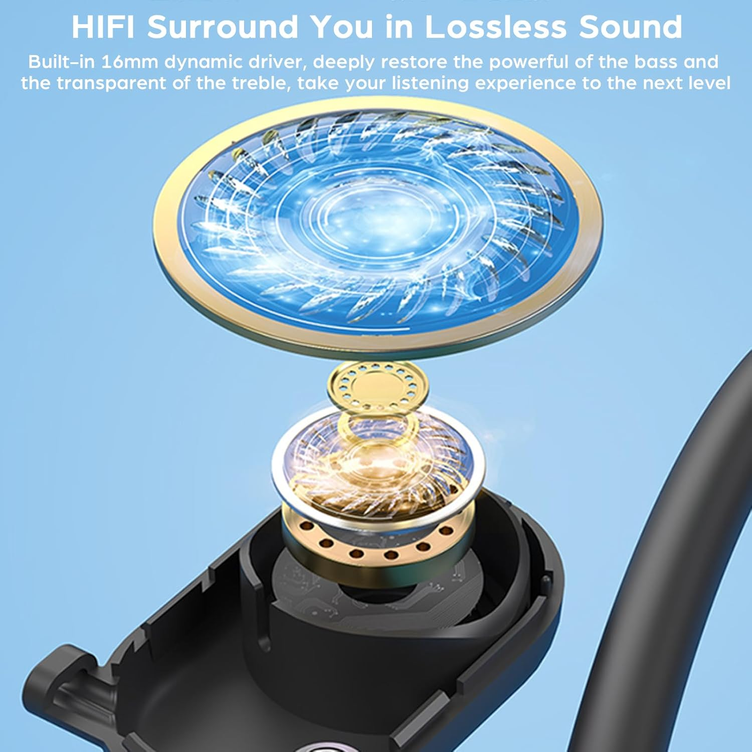 USB C Headphones with Microphone Neckband Monitoring Wired Stereo Gaming Headset 7.1 Surround Sound Noise Cancelling for Calls Work Sports Driving Cycling image number 4