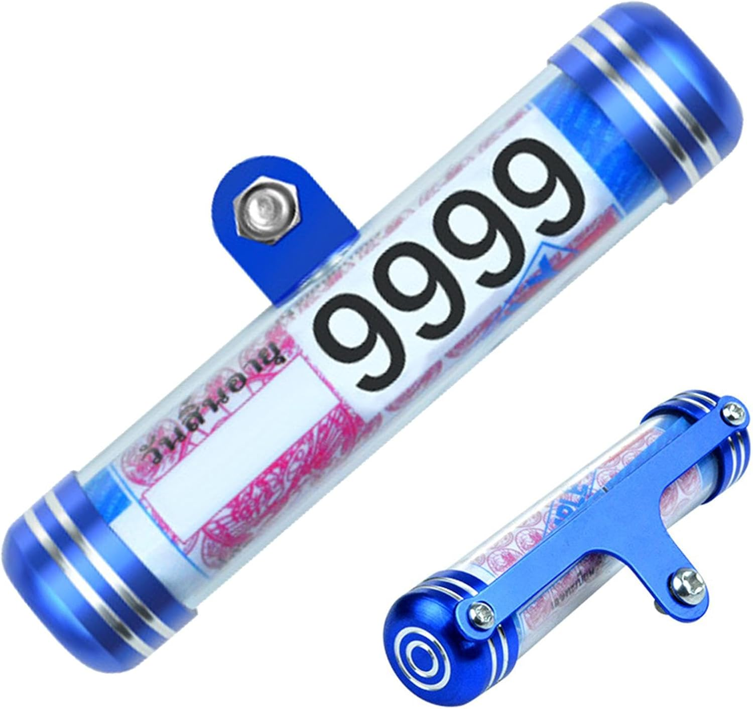 Motorcycle Document Holder Tube | Trailer Registration Holder Waterproof - Secure Tax Disc Waterproof Cylindrical Holder Frame for Motorbike Document Storage image number 5