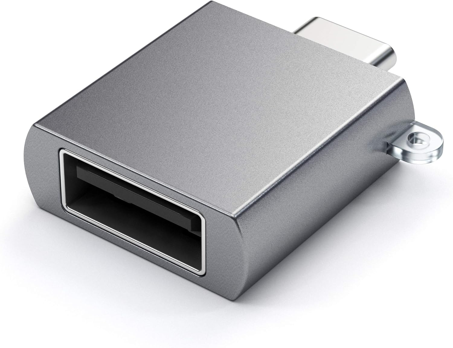 Satechi Aluminum Type-C Male to USB 3.0 Female High-Speed Adapter Converter Connector - Compatible with 2016/2017/2018 Macbook Pro, 2015/2016/2017 Macbook, Microsoft Surface Go and More (Space Gray)