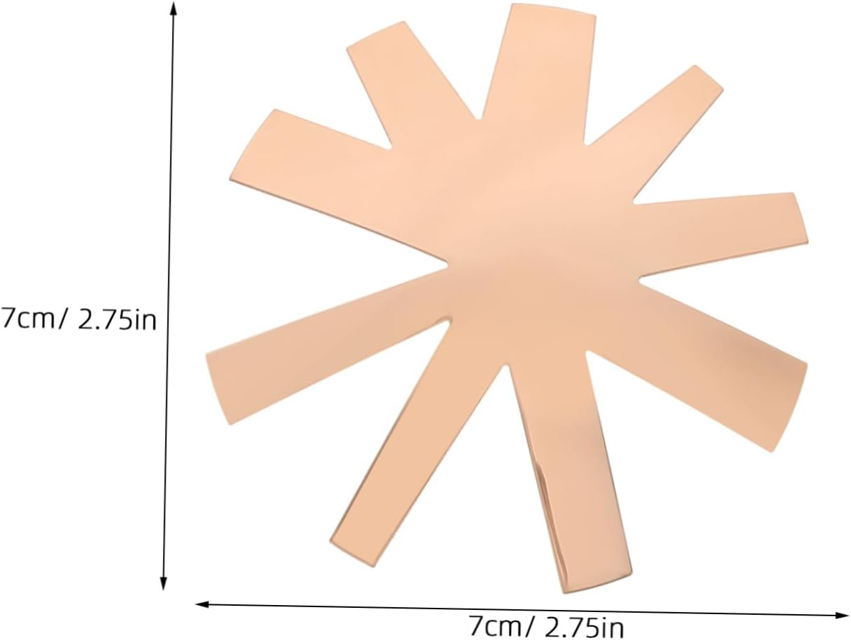 Ipetboom French Manicure Nail Template Metal Edge Trimmer Nail Shaping Tool for Precise French Tip Design Easy to Use in Stylish Rose Gold image number 2