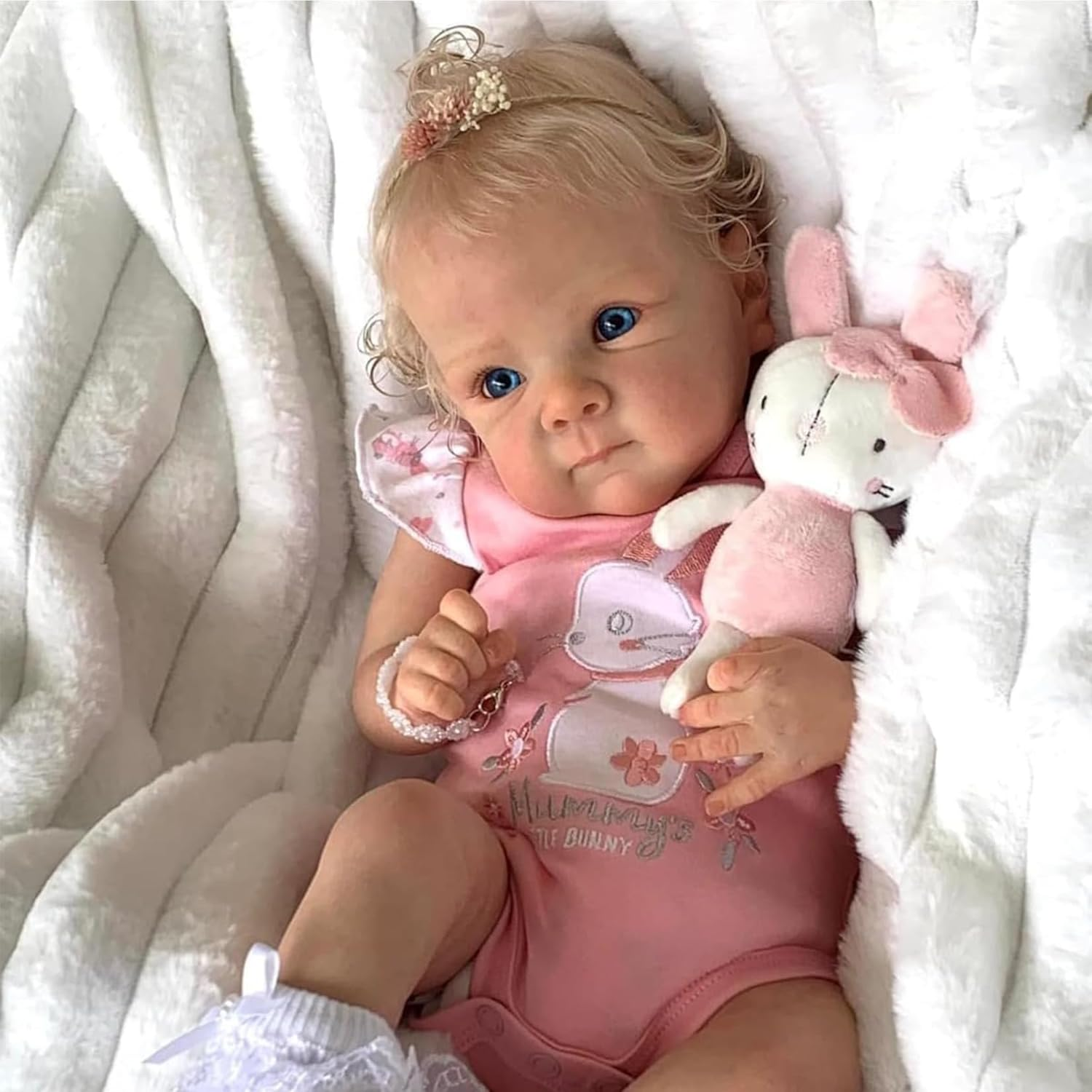 Reborn Baby Dolls - 18 Inch Soft Vinyl Realistic-Newborn Baby Poseable Real Life Baby Girls Reborn Dolls with Accessories and Gift Box for 3+ Year Old Girls Kids image number 2