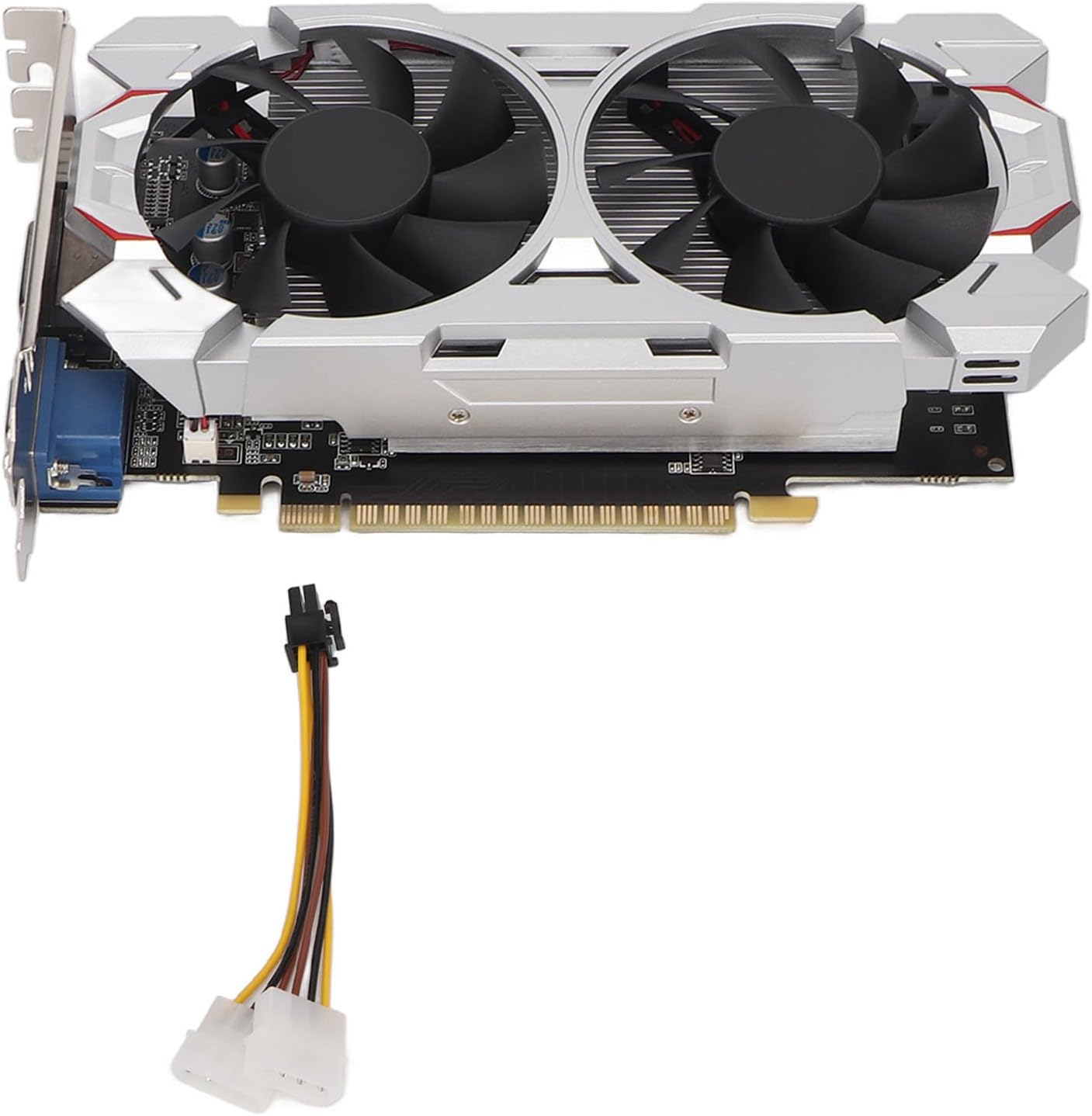 Gtx750Ti Graphics Card, 2GB GDDR5 128BIT 1072Mhz GPU Clock Graphics Card with Dual Cooling Fan, Gaming Video Card for Desktop Computer (Gtx750Ti 2G D5) image number 6