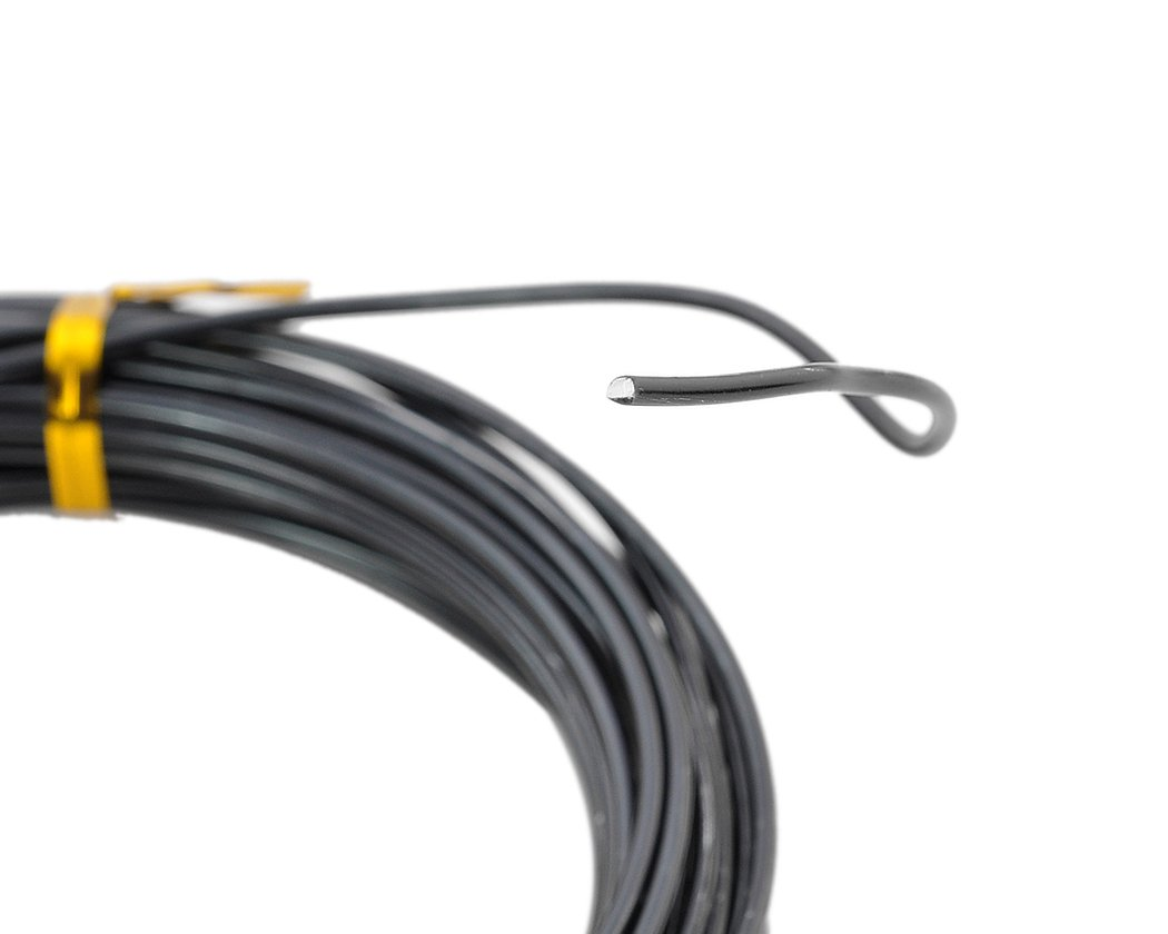 DS. DISTINCTIVE STYLE Aluminium Bonsai Wire 3 Pieces 10M Bonsai Training Tools Craft Aluminium Wire (1.0 Mm / 1.5 Mm / 2.0 Mm, 10M for Each Size) (Black) image number 1