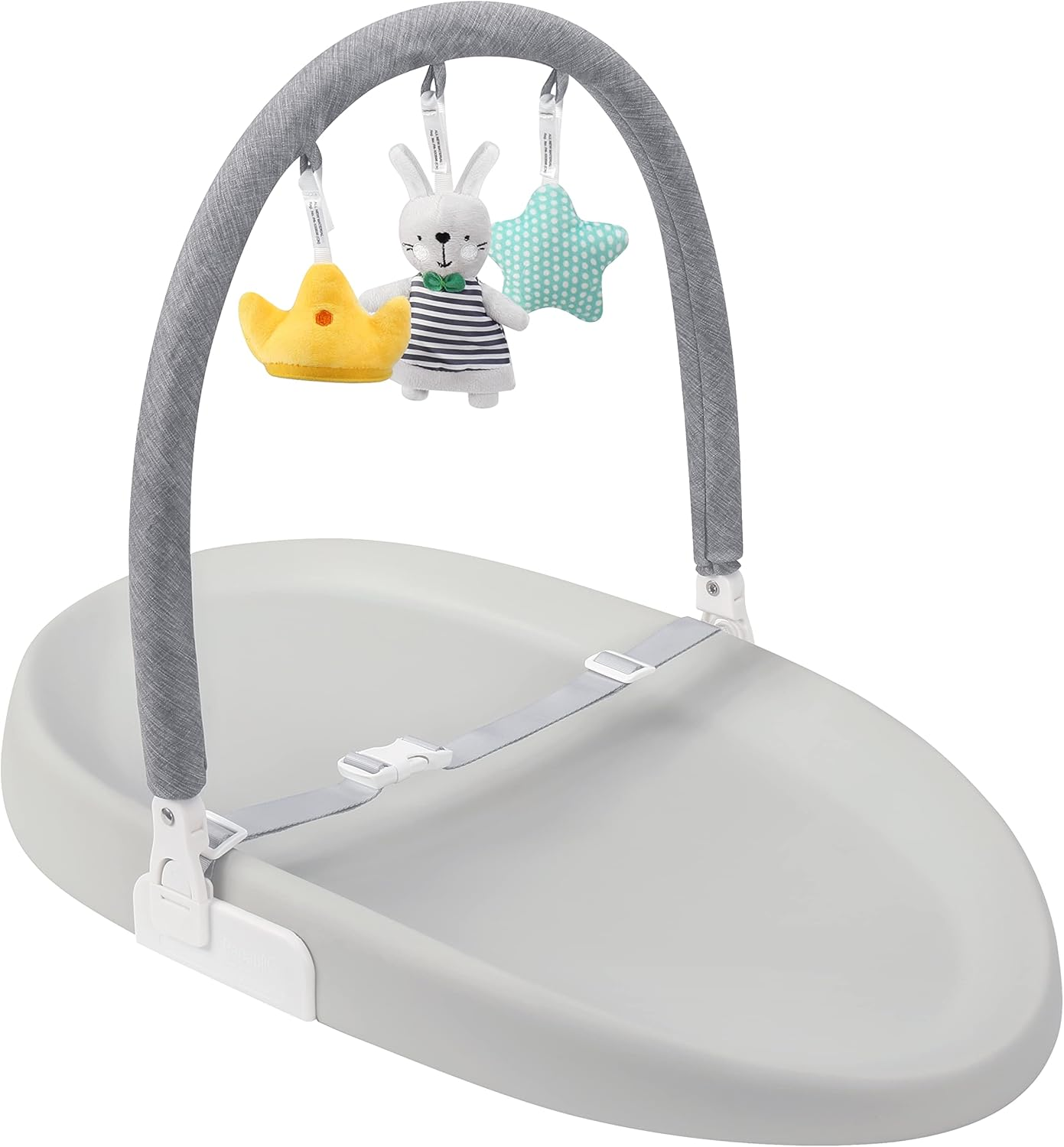 Papablic Baby Changing Pad, Waterproof & Non-Slip, Includes Washable Cover, Safety Strap for Standard Dresser, Changing Table, Bed, Sofa image number 4