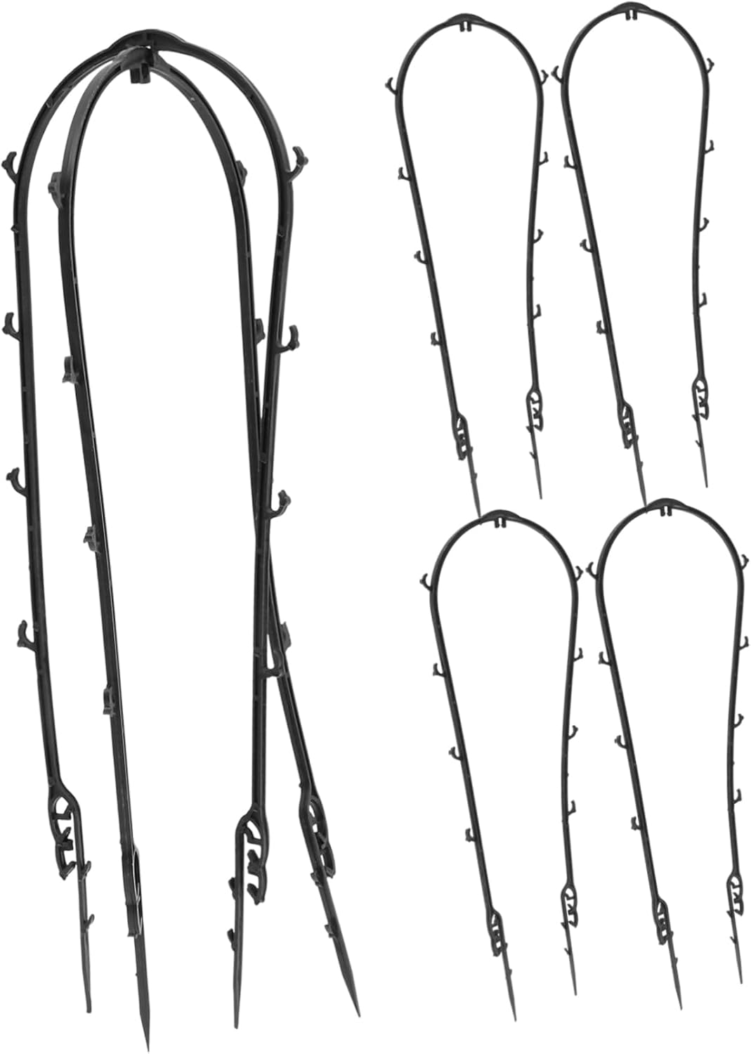 BESPORTBLE 6Pcs Indoor Plant Trellis Plastic Climbing Rack Comfortable Hand Feeling Gardening Plant Accessories image number 5