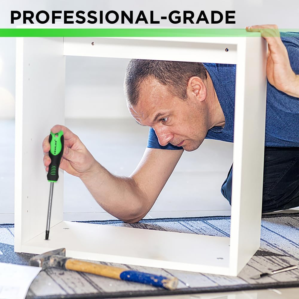 SWANLAKE 86PCS Magnetic Screwdriver Set,Includes Slotted/Phillips/Torx Mini Precision Screwdriver, Replaceable Screwdriver Bits and Nut Drivers with Sturdy Tool Box image number 2