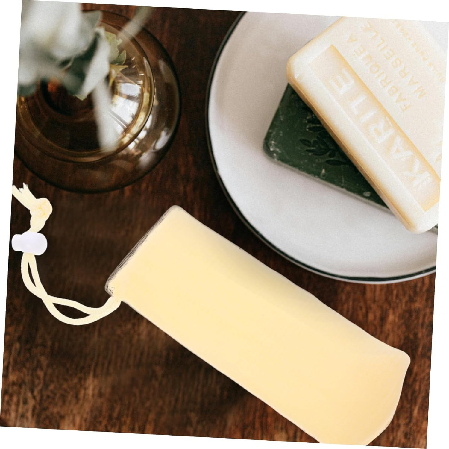 OHPHCALL 5Pcs Exfoliating Soap Bag Mesh Soap Pouch for Shampoo Bar Bar Pouch Storage image number 1