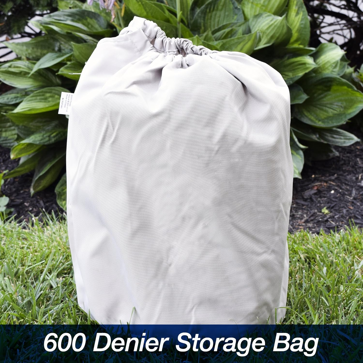 Budge B-621-X7 600 Denier Hard/T-Top Boat Cover Gray 22'-24' Long (Beam Width up to 106") Waterproof, UV Resistant image number 3