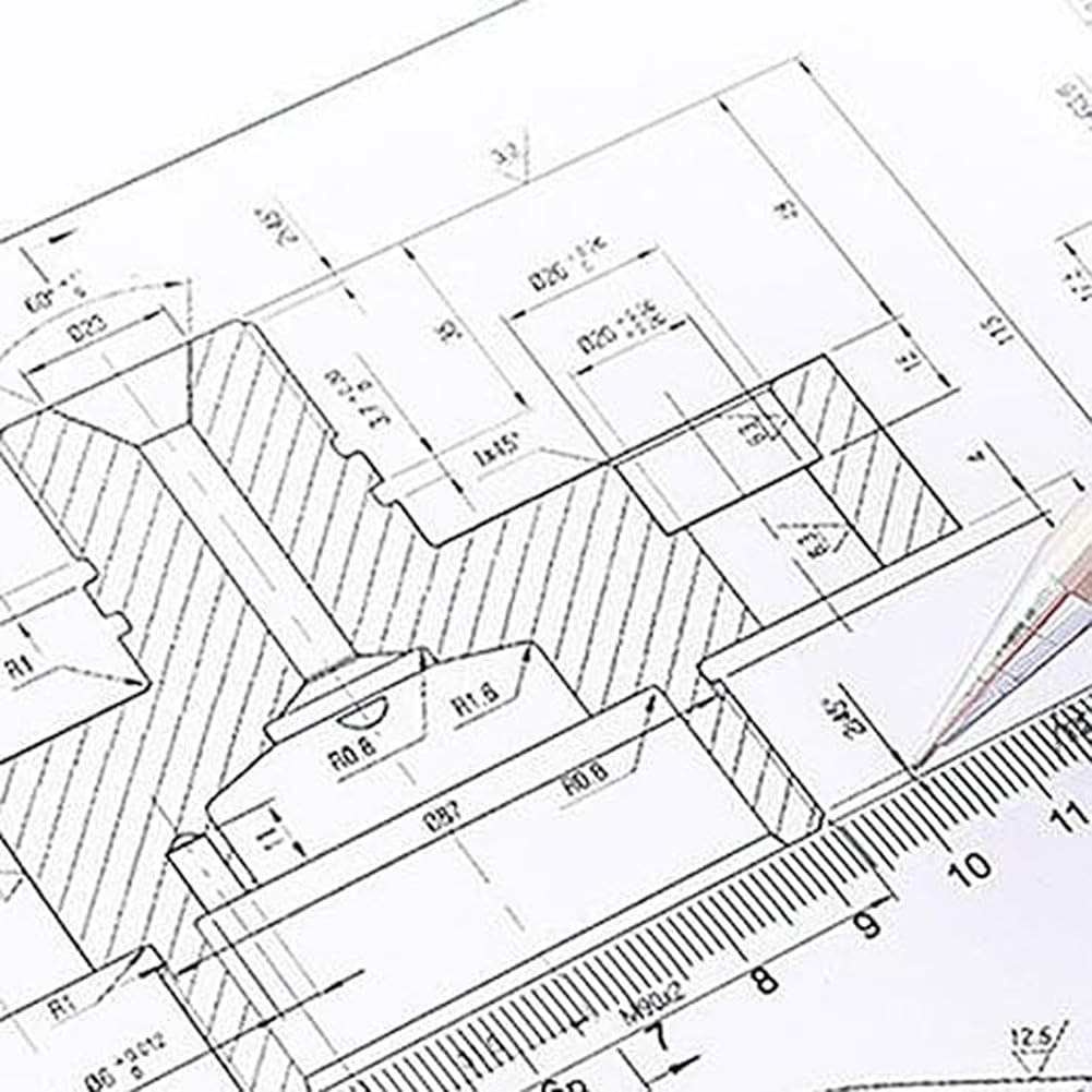 10Pcs Clear Transparent Plastic Straight Rulers for Students, Ideal for Drawing(15Cm) image number 1