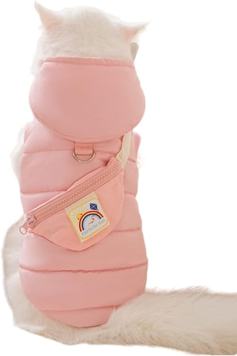 Pet Clothes, Hoodie, Outerwear, Costume, Dog and Cat, Clothes, Pet Wear, Cosplay, for Cats, Two Legs, Costume, Hoodie, Cute Pet Hoodie (Pink, XL) image number 1