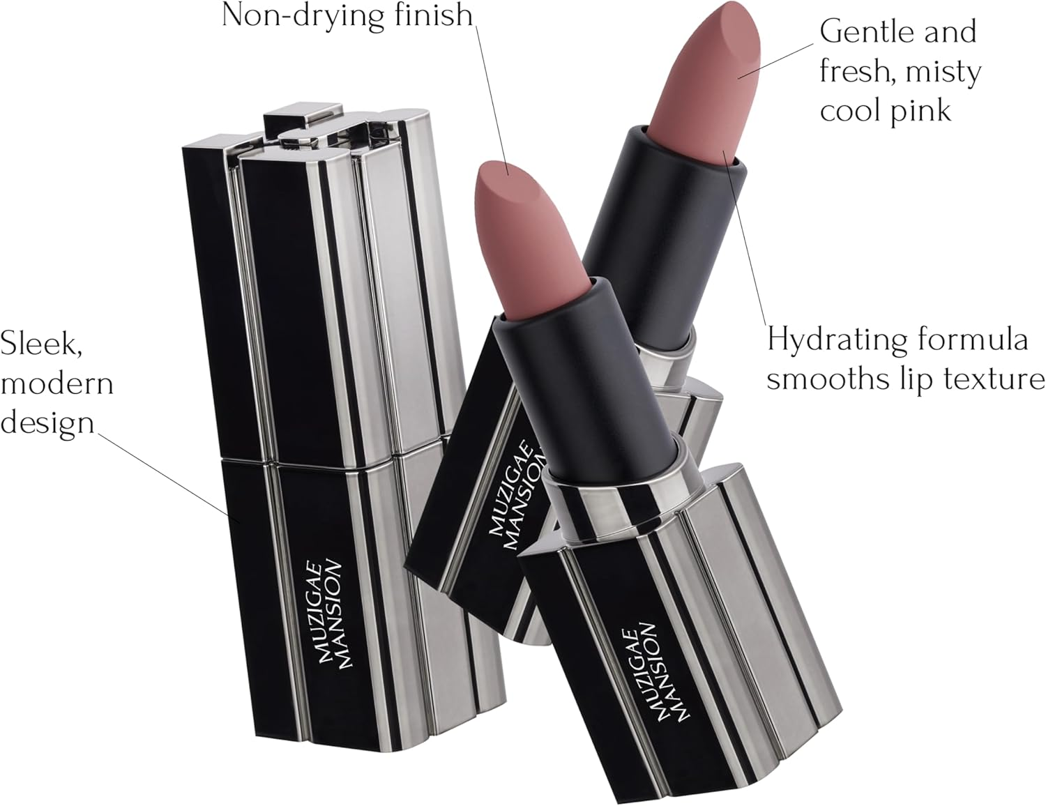 Muzigae Mansion Moodwear Blur Lipstick (Babe) image number 4