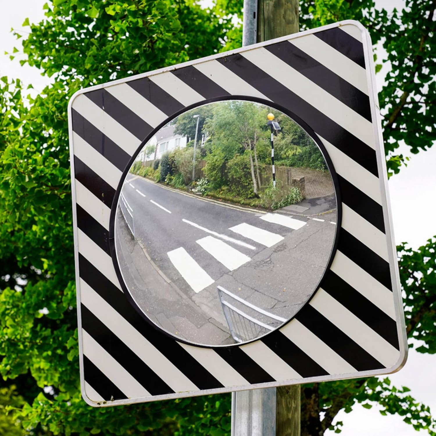 Iplusmile Anti-Theft Mirror Wide Angle Lens for Enhanced Visibility for Driveways Garages and Indoor Security with Materials image number 5