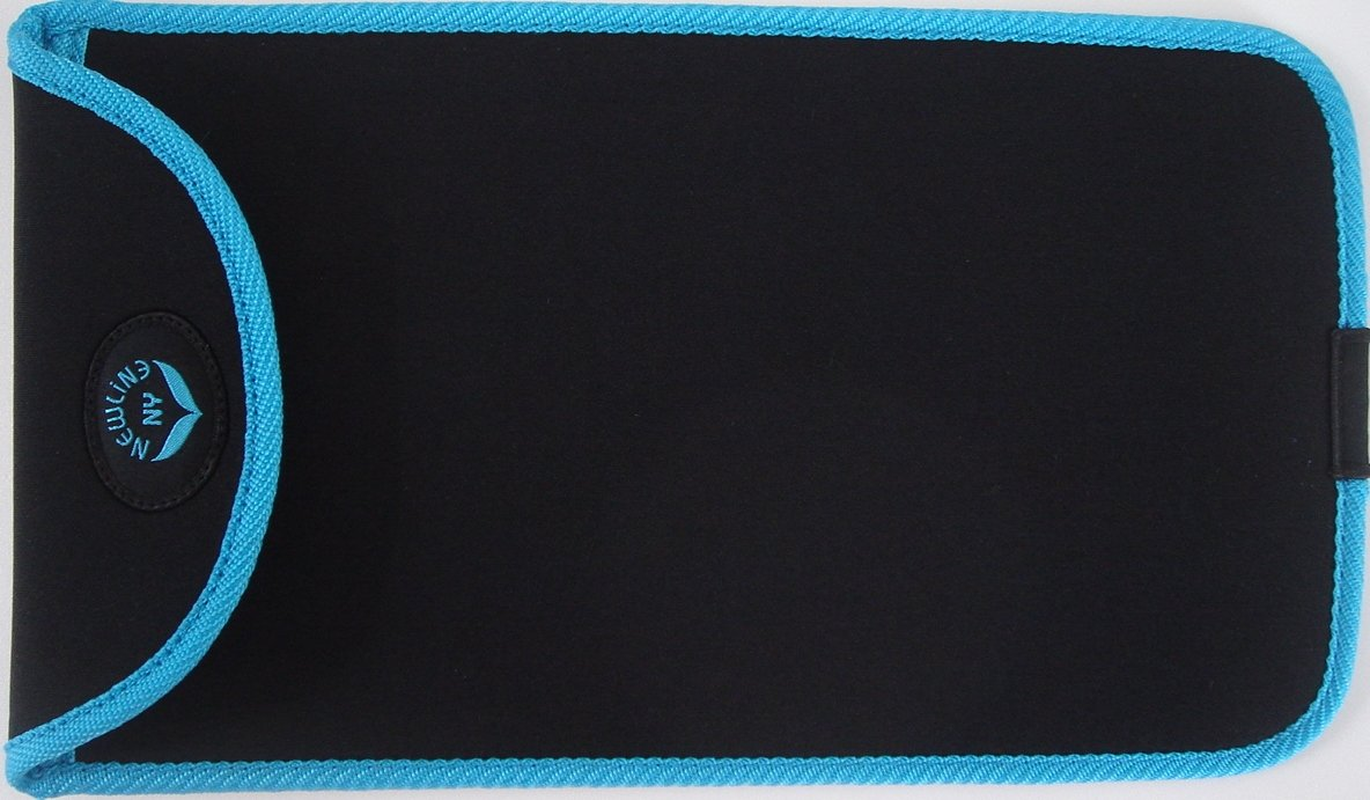 Newlineny Travel Protection Sleeve for 700 Series Mini Bathroom Scale, NY-MSS101-BBL Black with Blue Edges (Case Only, No Scale) image number 4