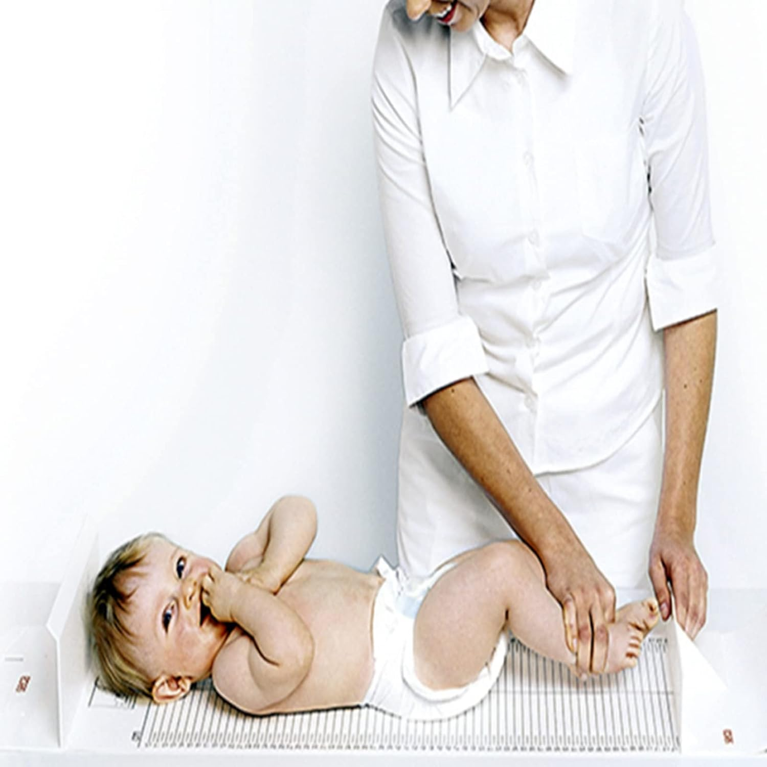 Growth Chart for Kids, Washable Collapsible Height Chart for Toddler, Baby, 10-99Cm Baby Growth Height Measurement, Support Wall Hanging Standing Measurement or Lying down Measurement image number 2